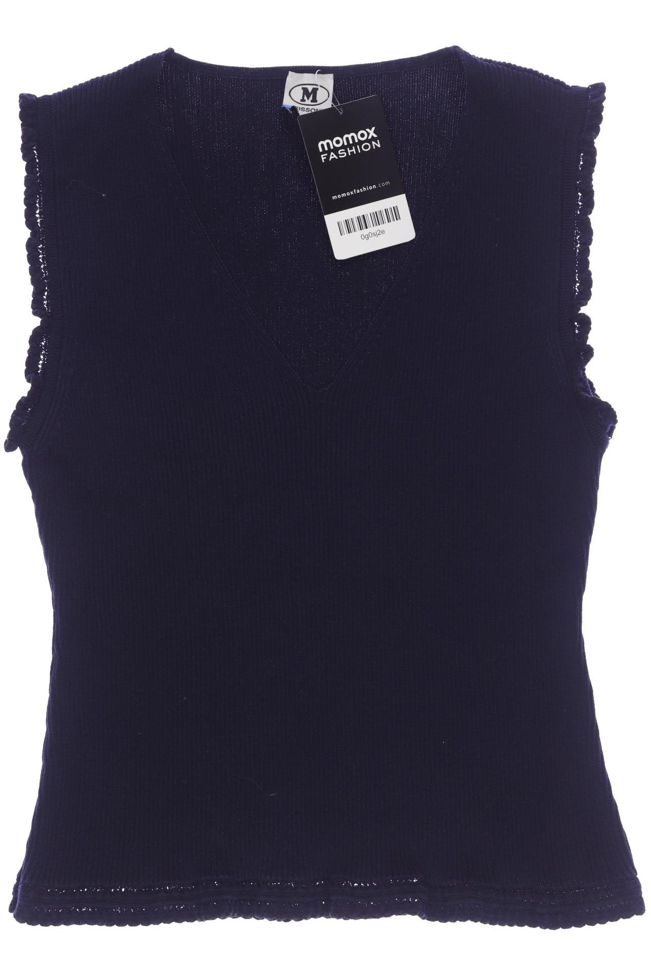 

M Missoni Damen Top, marineblau, Gr. 34