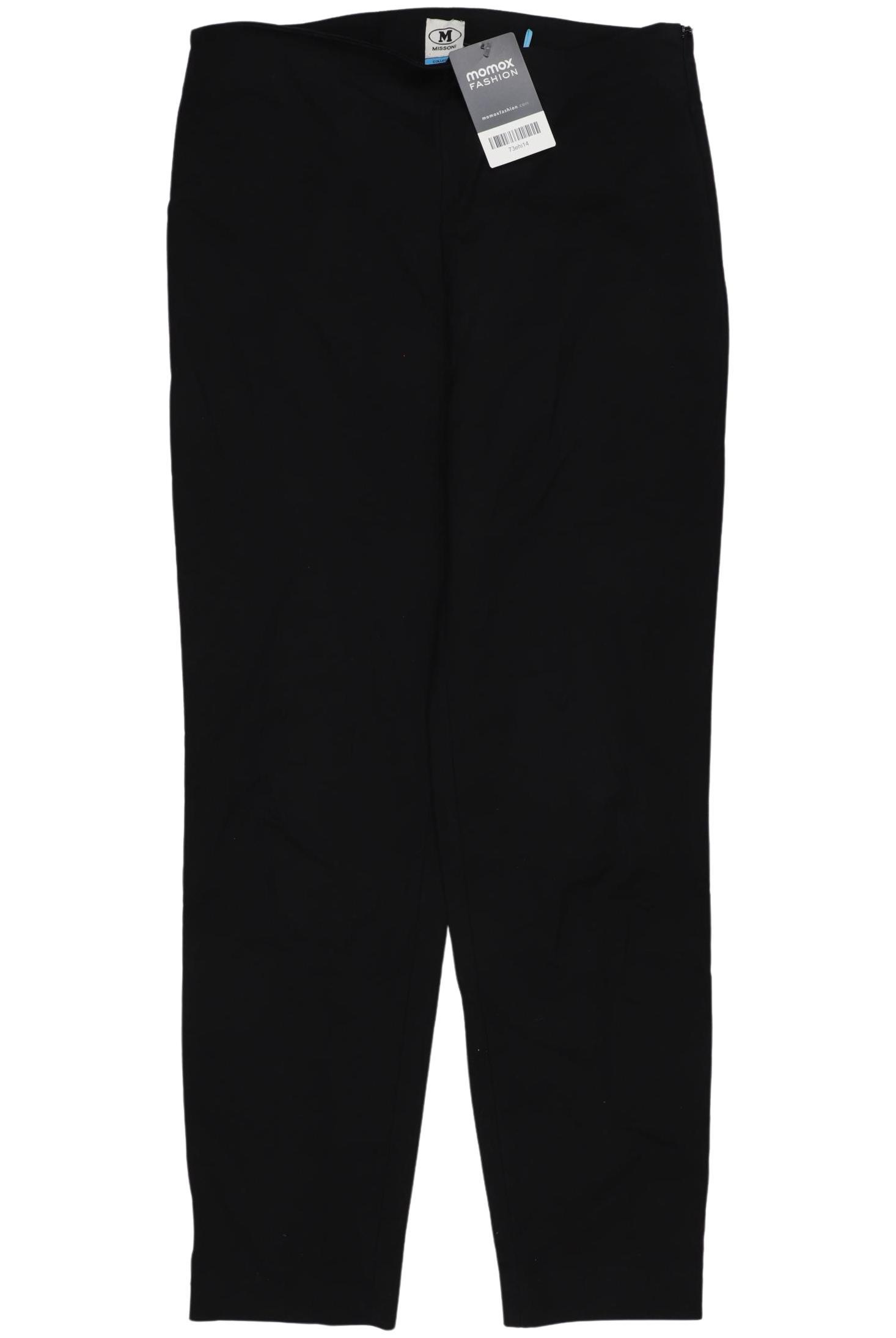 

M Missoni Damen Stoffhose, schwarz, Gr. 42