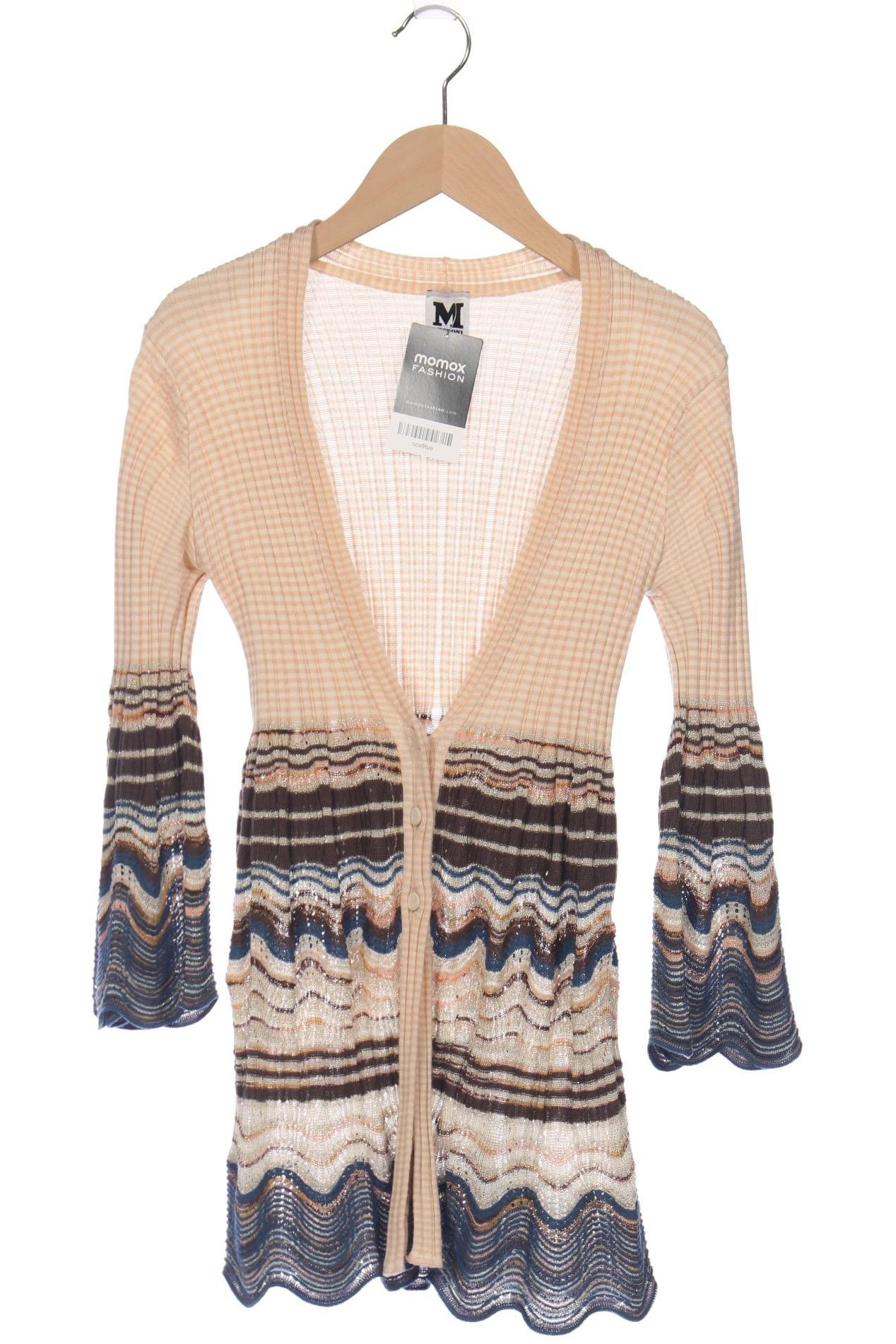 

M Missoni Damen Strickjacke, cremeweiß, Gr. 36