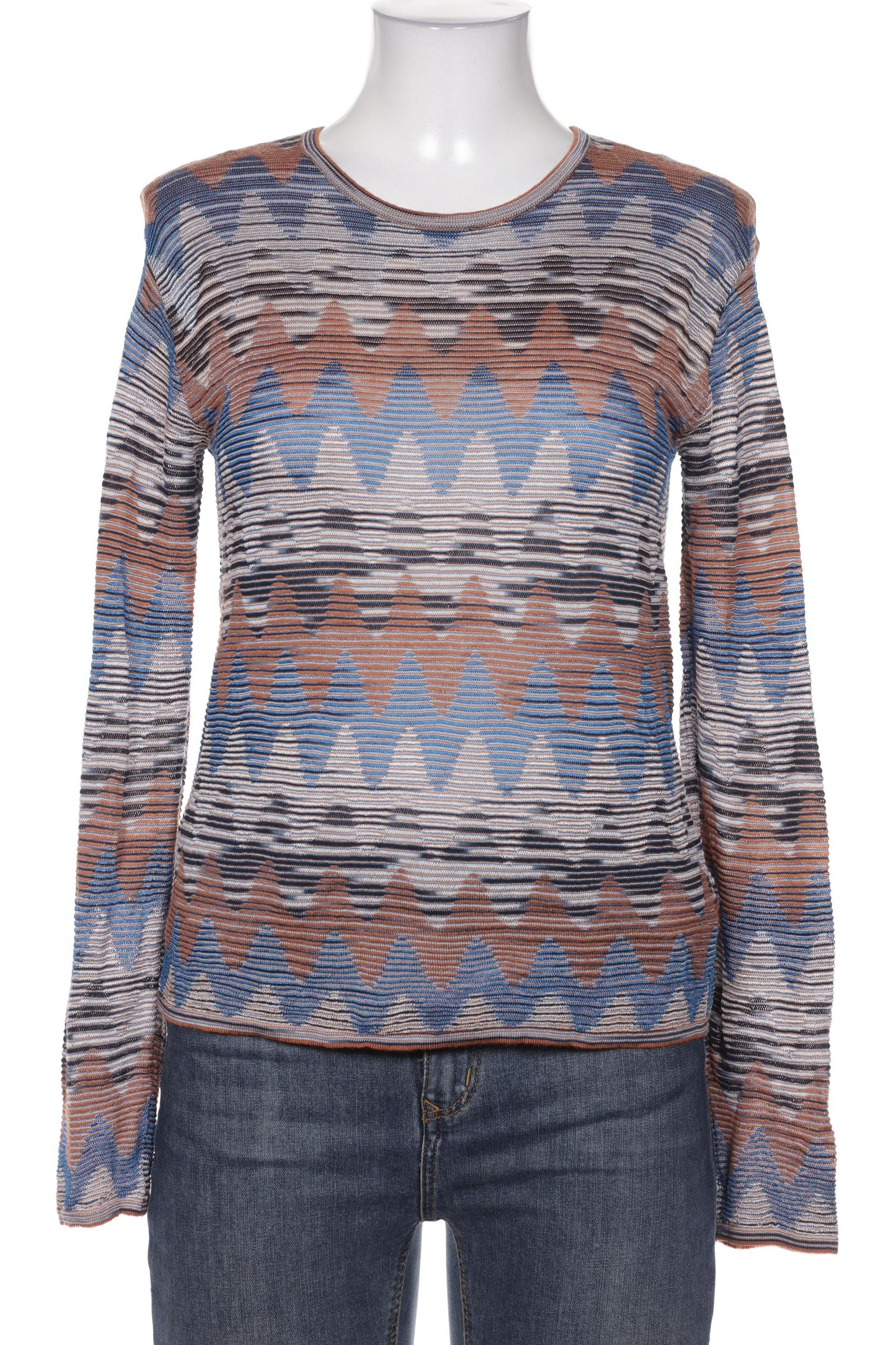 

M Missoni Damen Langarmshirt, mehrfarbig, Gr. 38