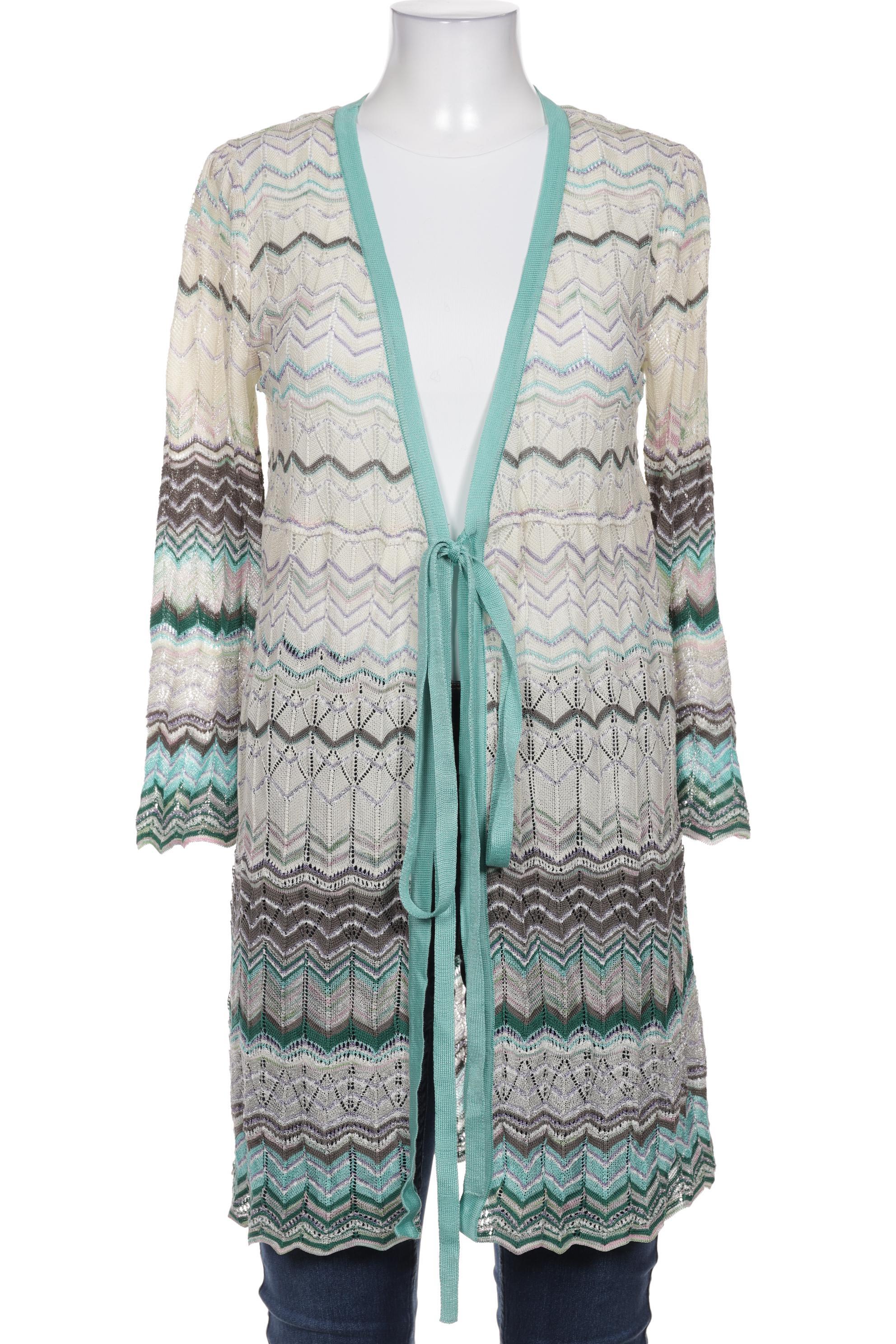 

M Missoni Damen Strickjacke, cremeweiß, Gr. 38