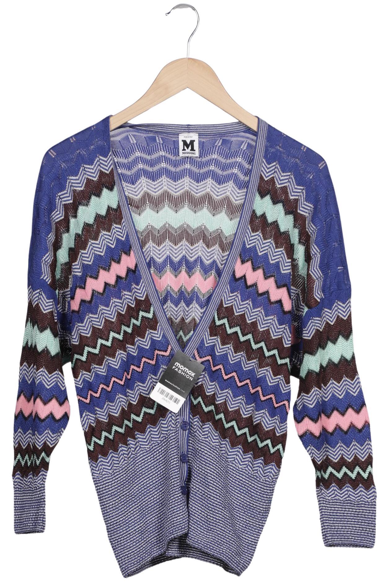 

M Missoni Damen Strickjacke, mehrfarbig, Gr. 40