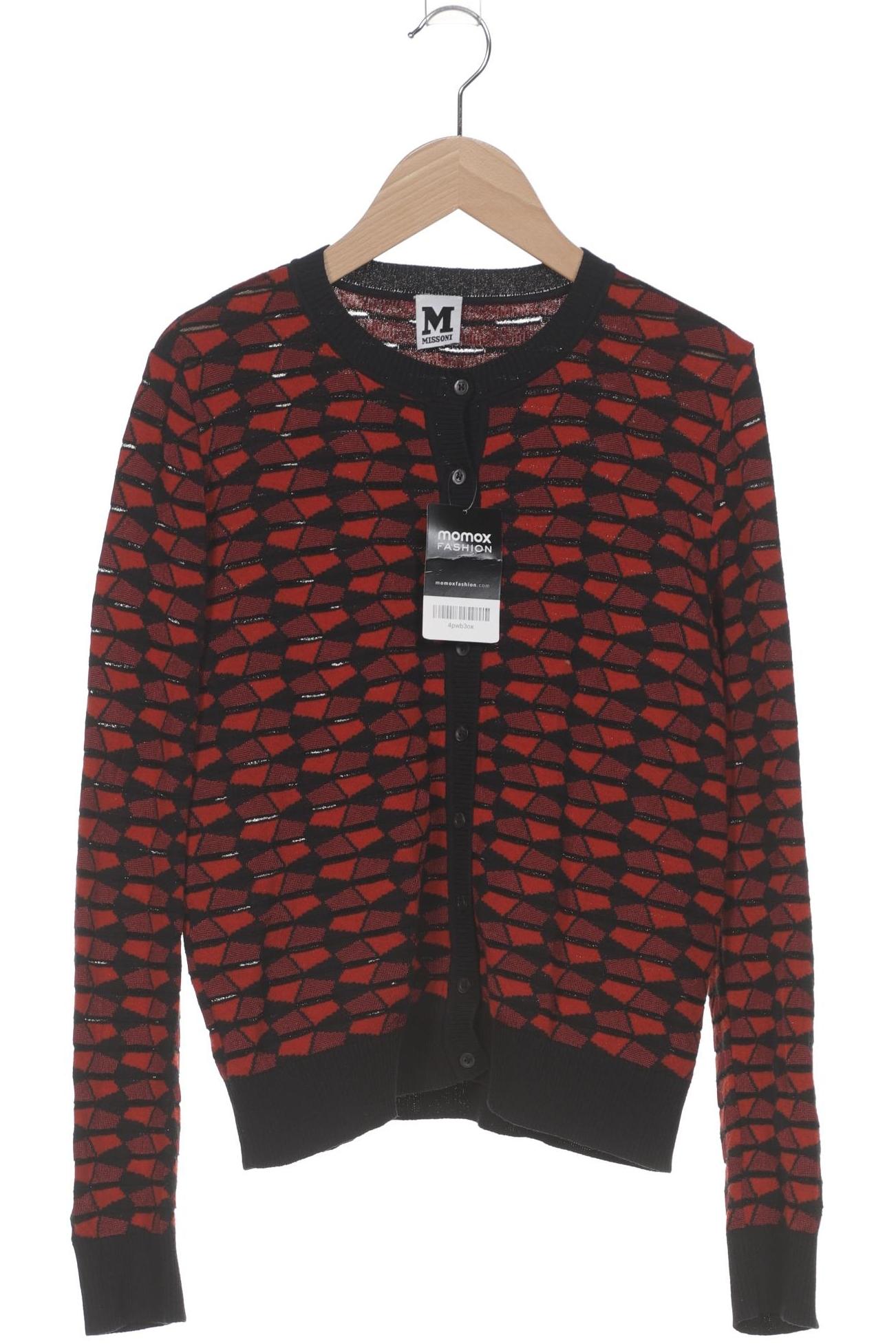 

M Missoni Damen Strickjacke, rot, Gr. 42