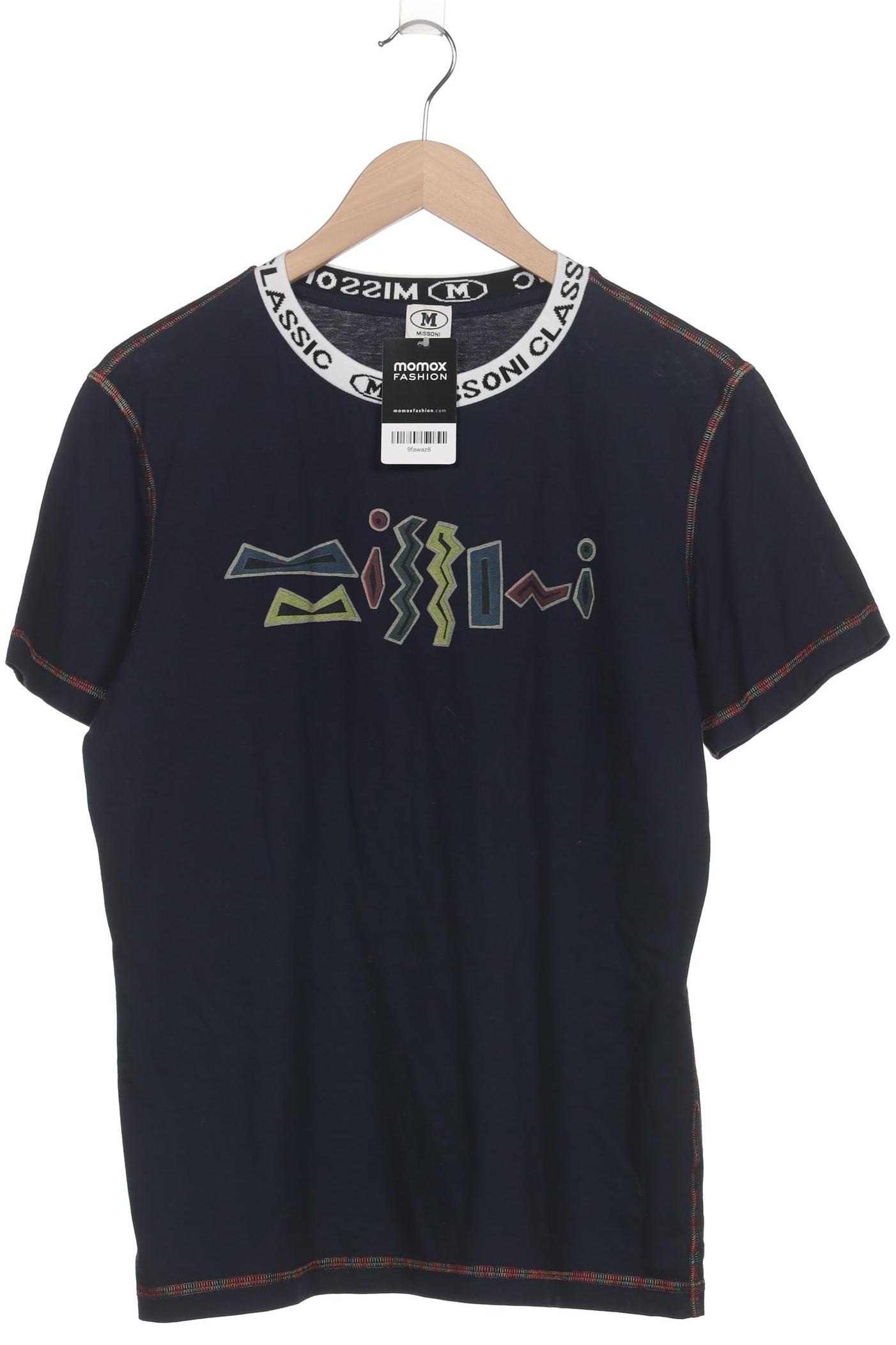 

M Missoni Damen T-Shirt, marineblau, Gr. 44