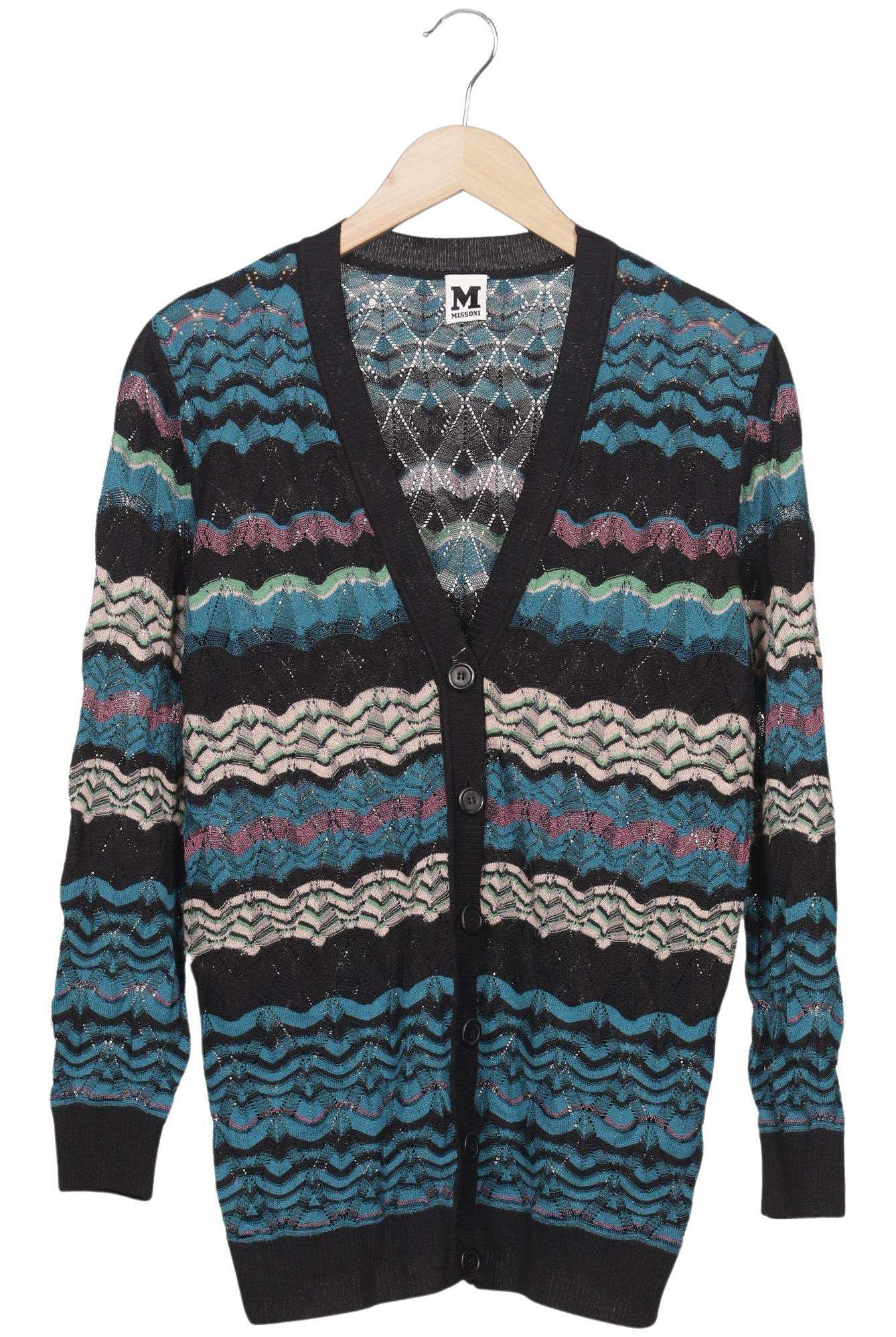 

M Missoni Damen Strickjacke, mehrfarbig, Gr. 44