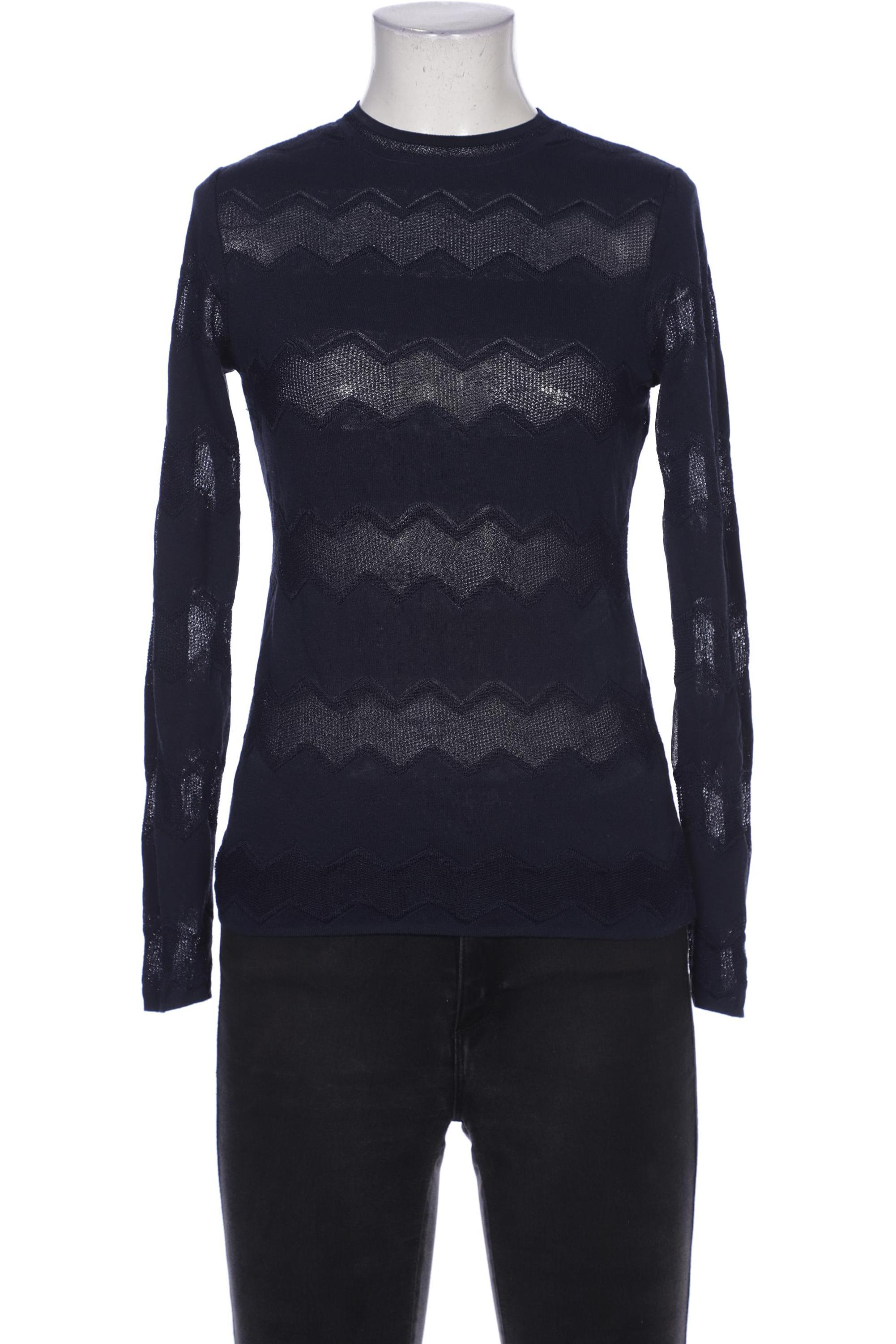 

M Missoni Damen Pullover, marineblau, Gr. 34