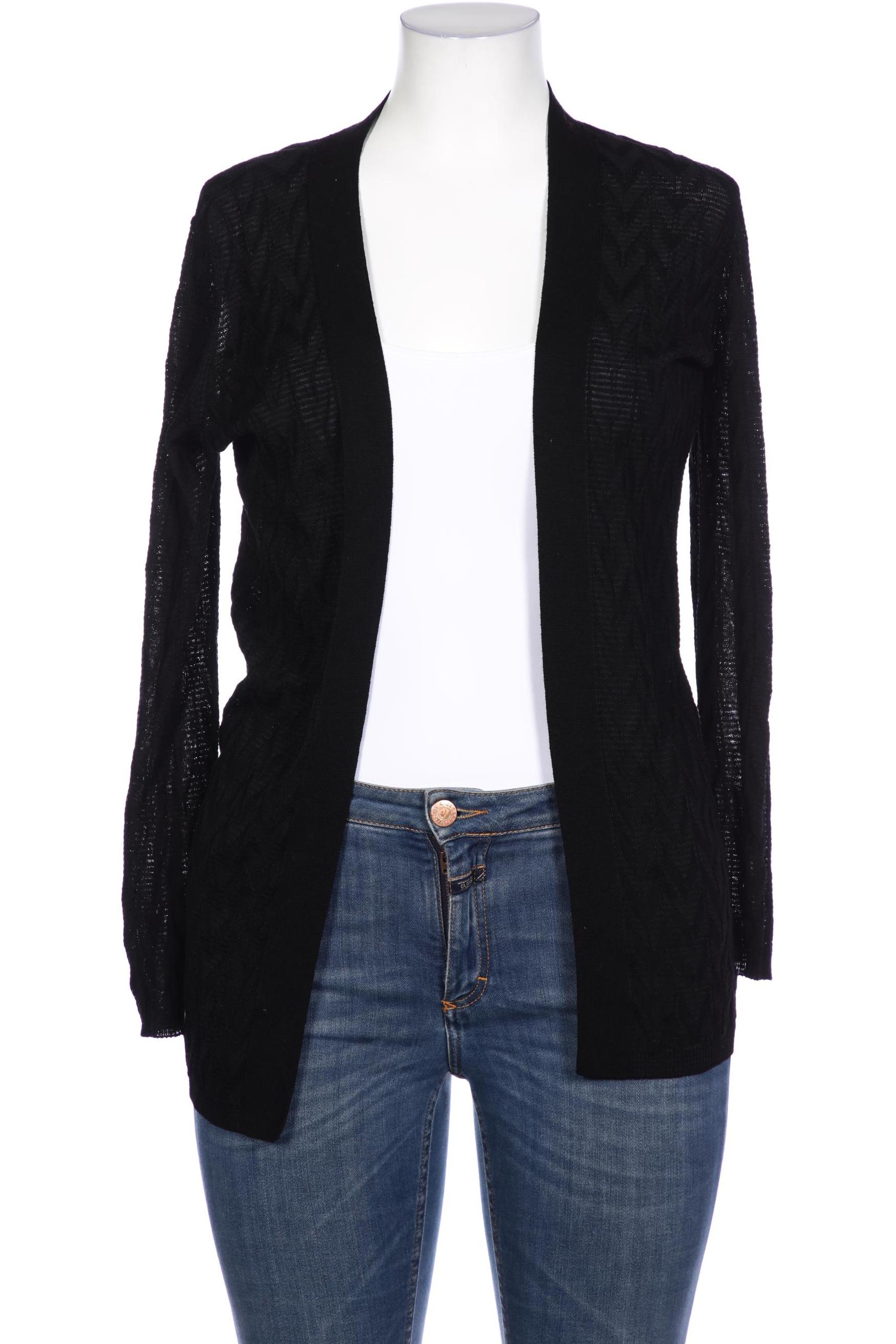

M Missoni Damen Strickjacke, schwarz, Gr. 42