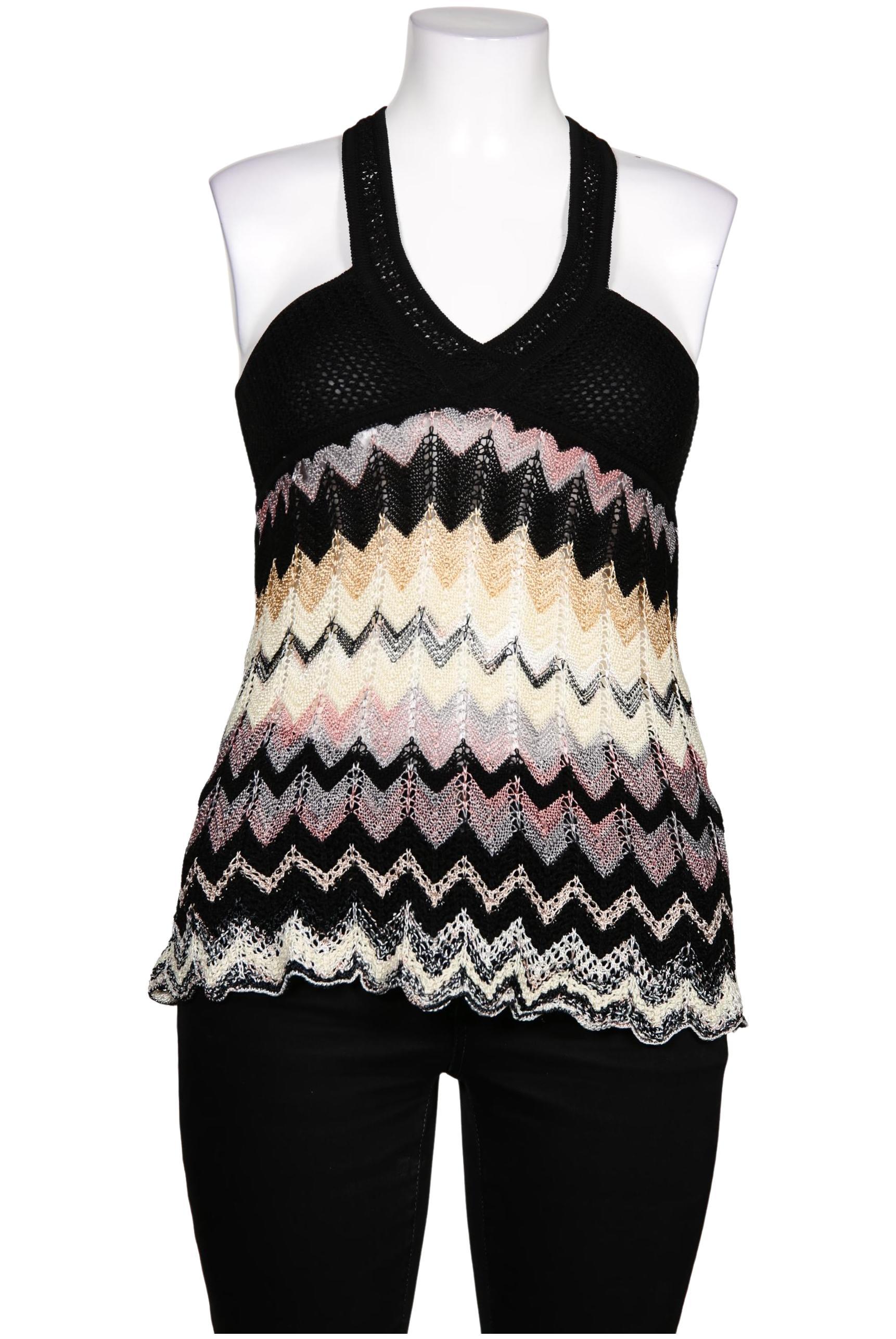 

M Missoni Damen Top, schwarz, Gr. 38