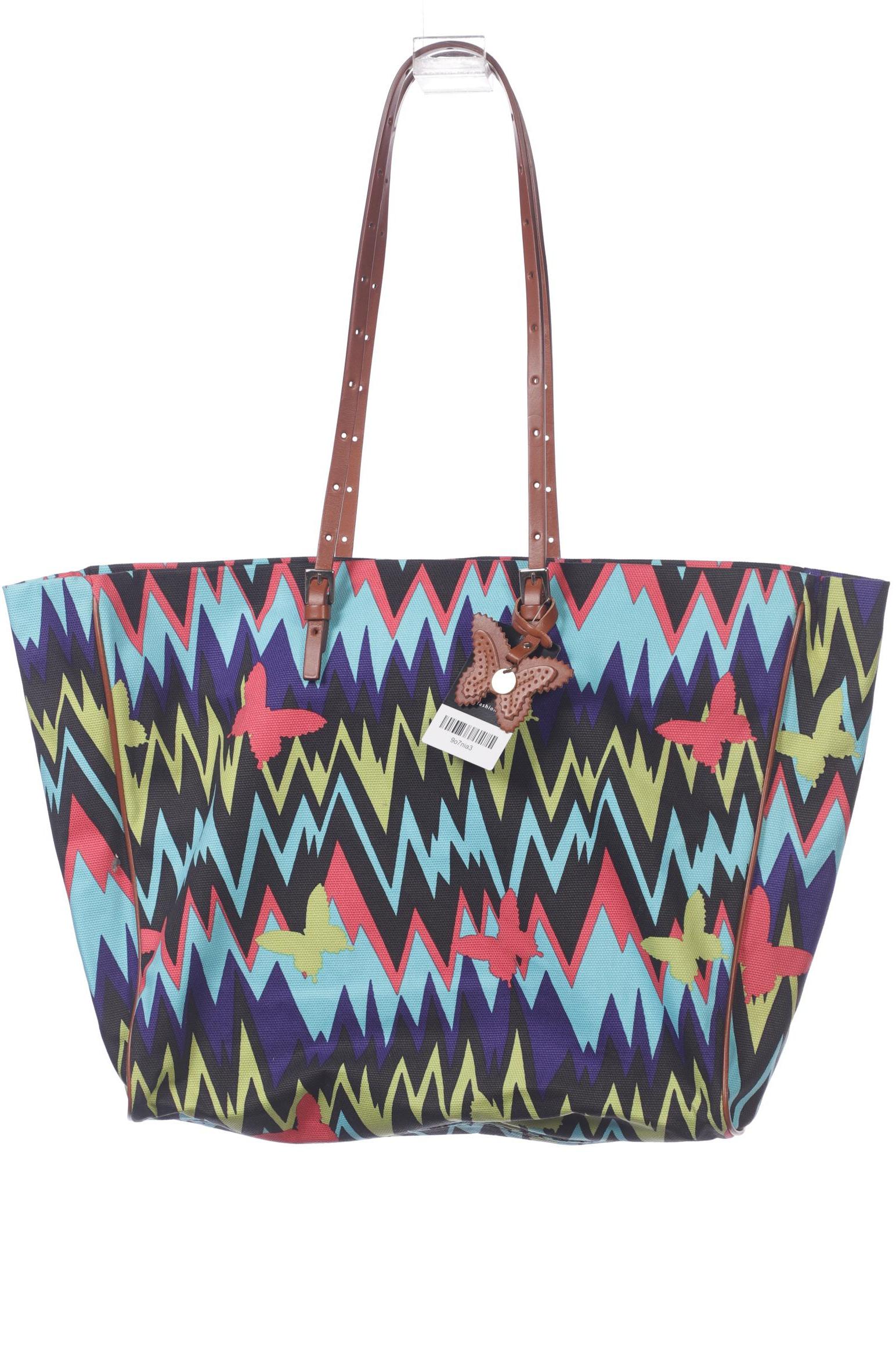

M Missoni Damen Handtasche, mehrfarbig, Gr.