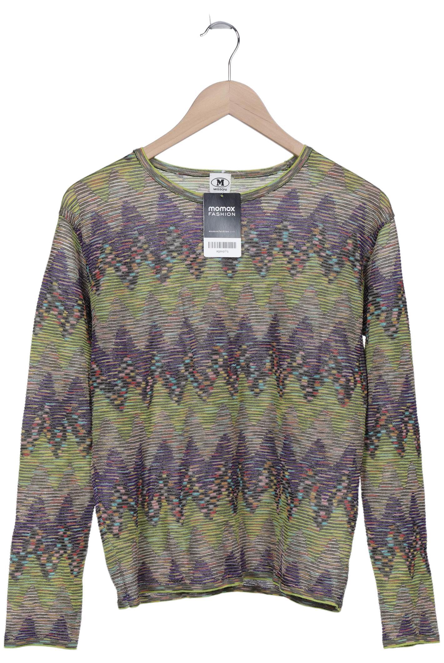 

M Missoni Damen Pullover, grün, Gr. 38