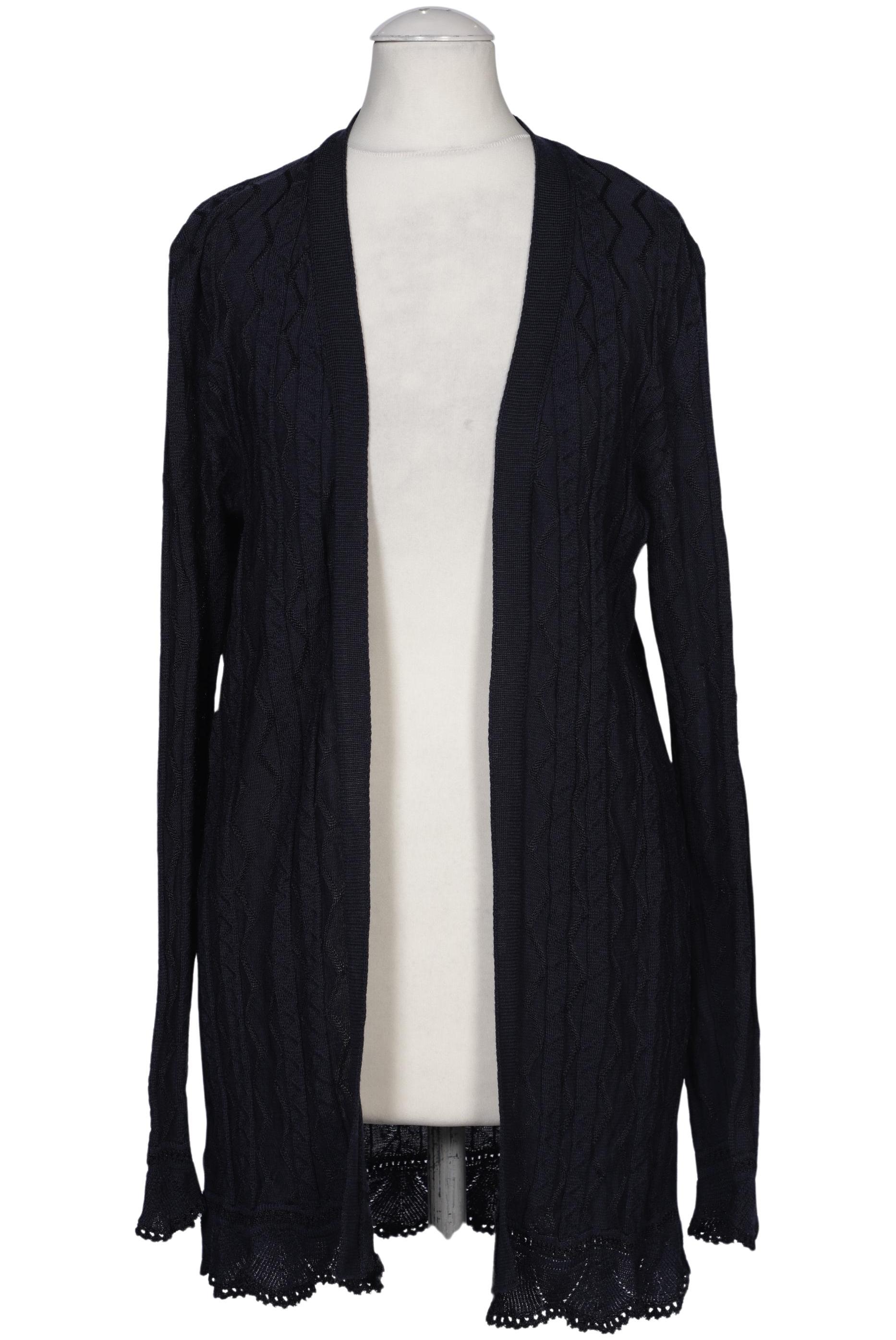 

M Missoni Damen Strickjacke, marineblau, Gr. 38