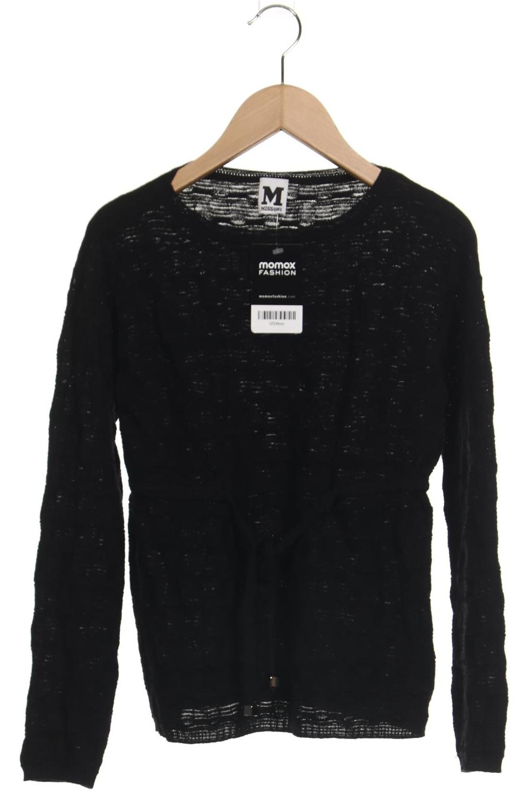

M Missoni Damen Pullover, schwarz, Gr. 36