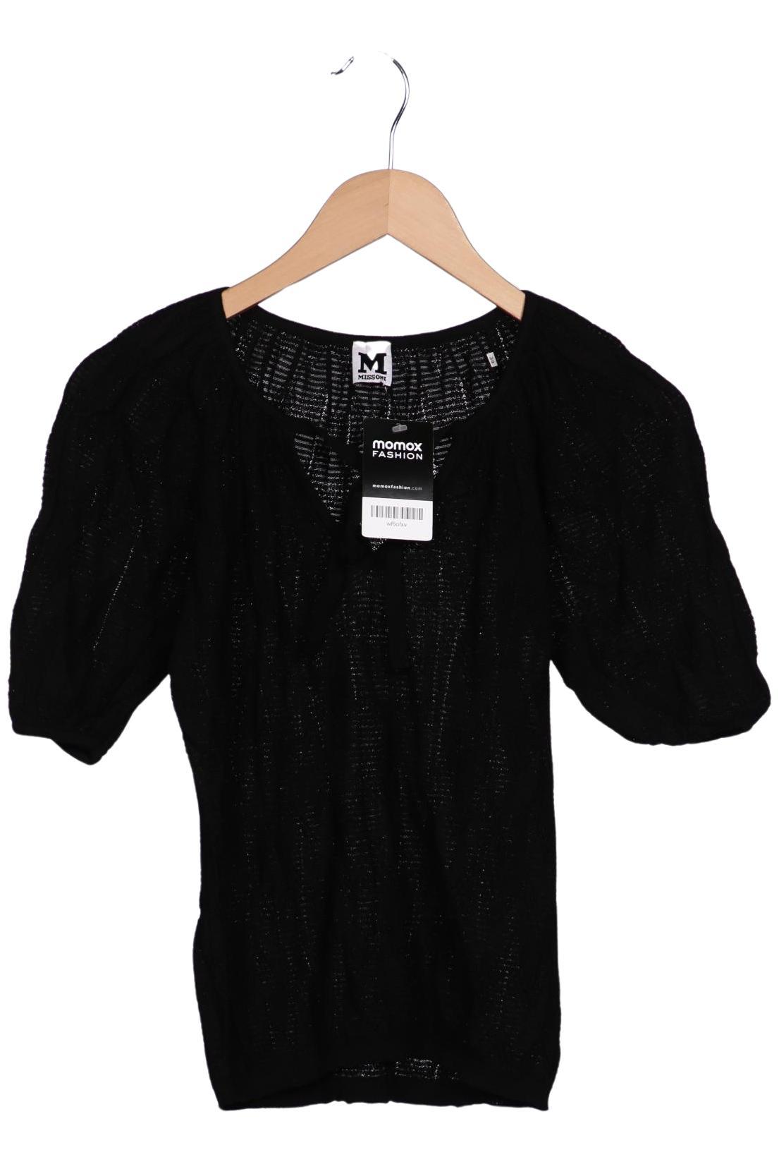 

M Missoni Damen Pullover, schwarz, Gr. 38
