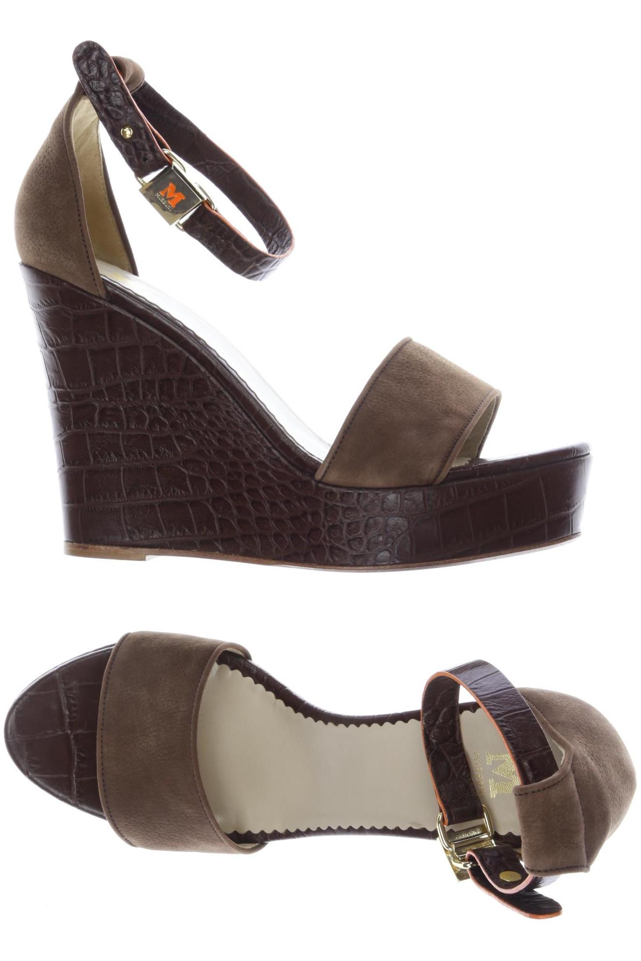 

M Missoni Damen Sandale, braun, Gr. 41