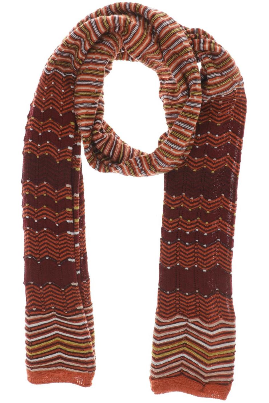 

M Missoni Damen Schal, orange, Gr.