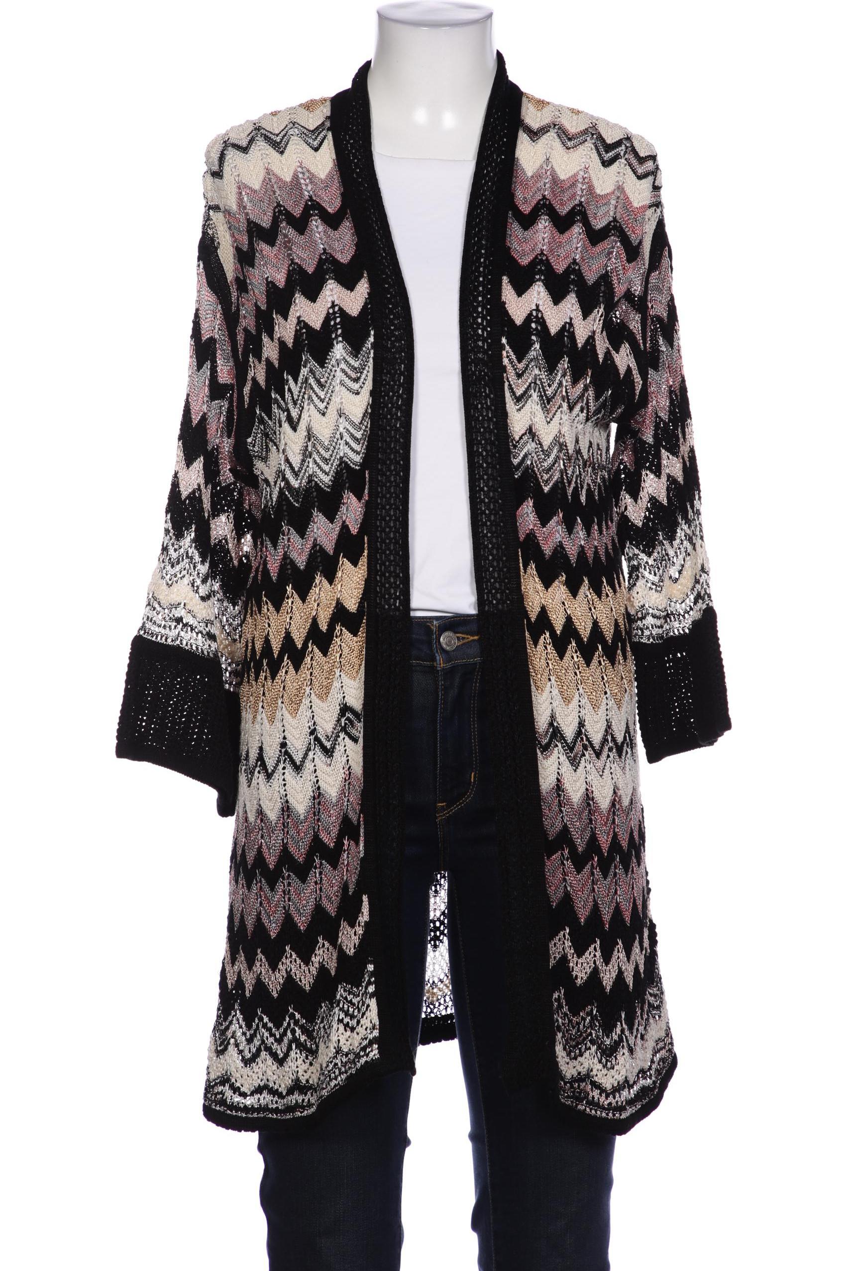 

M Missoni Damen Strickjacke, schwarz, Gr. 38