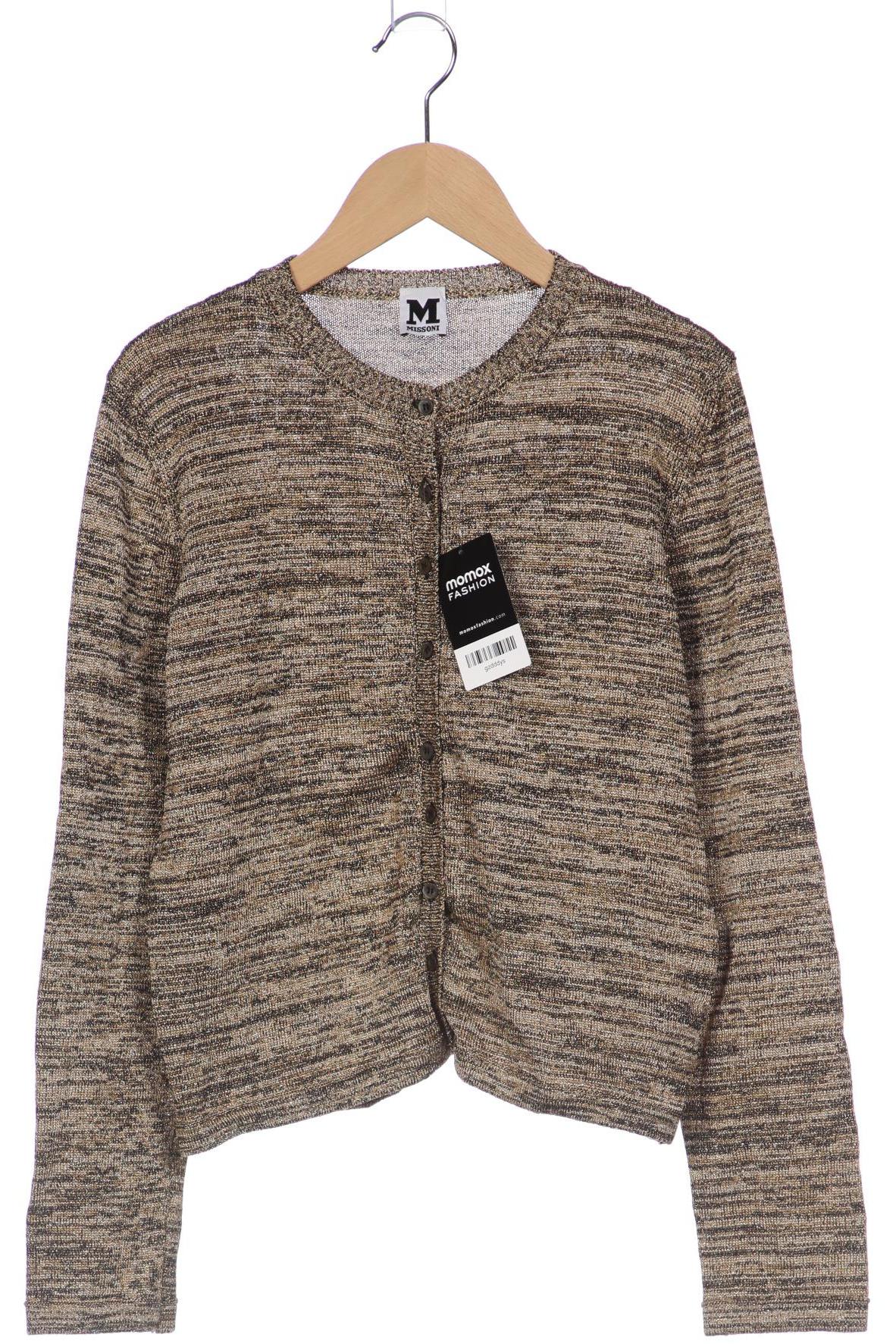 

M Missoni Damen Strickjacke, braun, Gr. 42