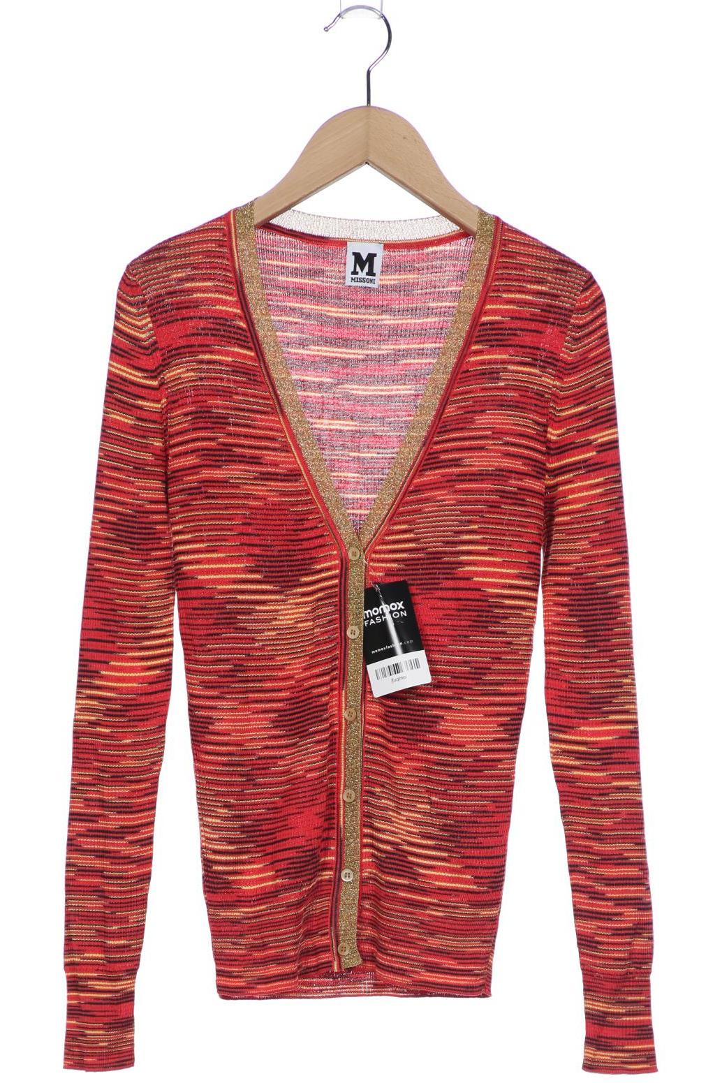 

M Missoni Damen Strickjacke, rot, Gr. 42