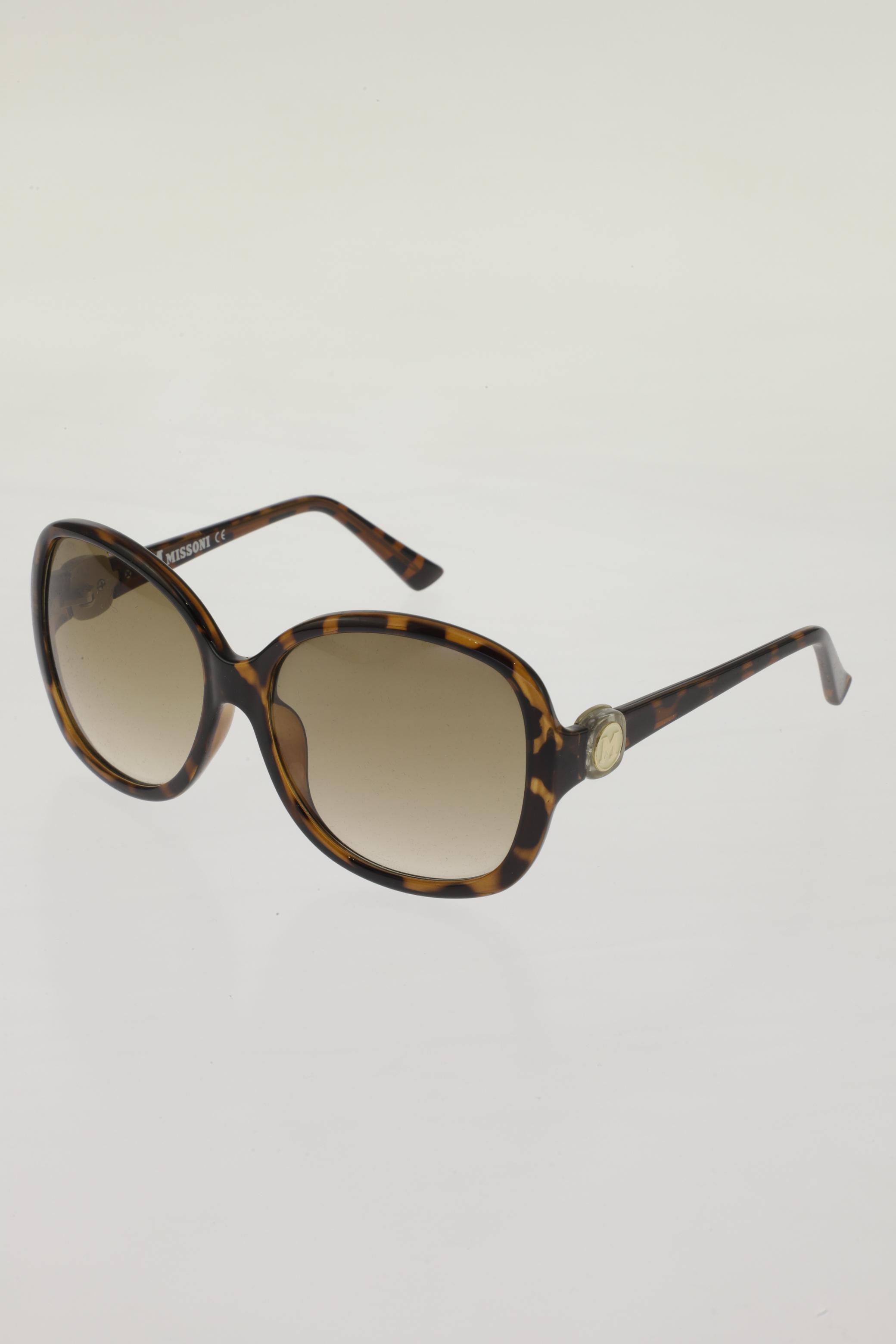 

M Missoni Damen Sonnenbrille, braun, Gr.
