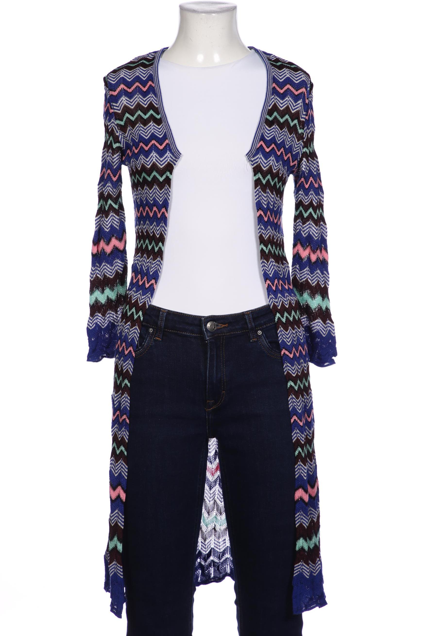 

M MISSONI Damen Strickjacke, blau