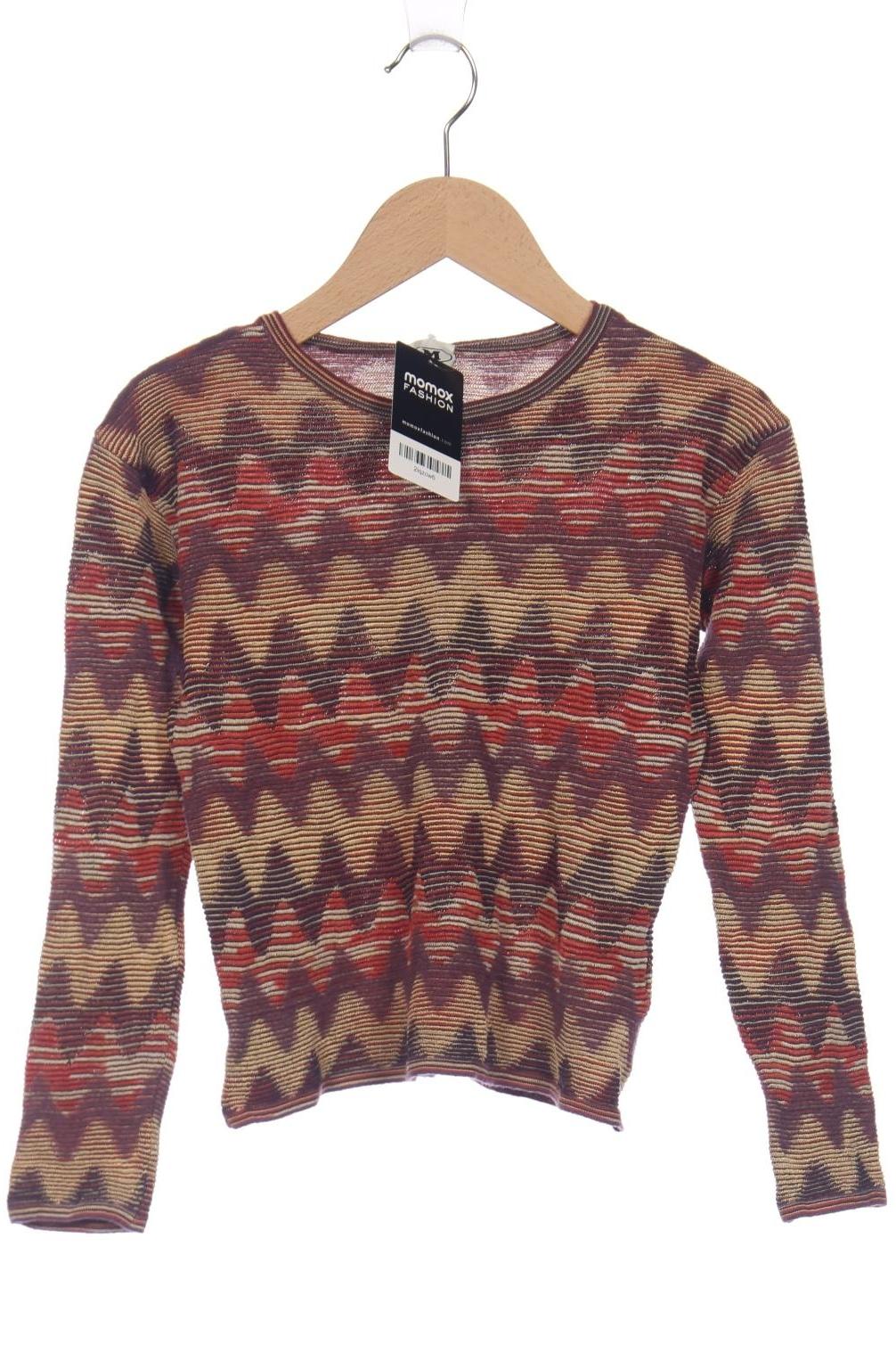 

M Missoni Damen Langarmshirt, mehrfarbig, Gr. 38