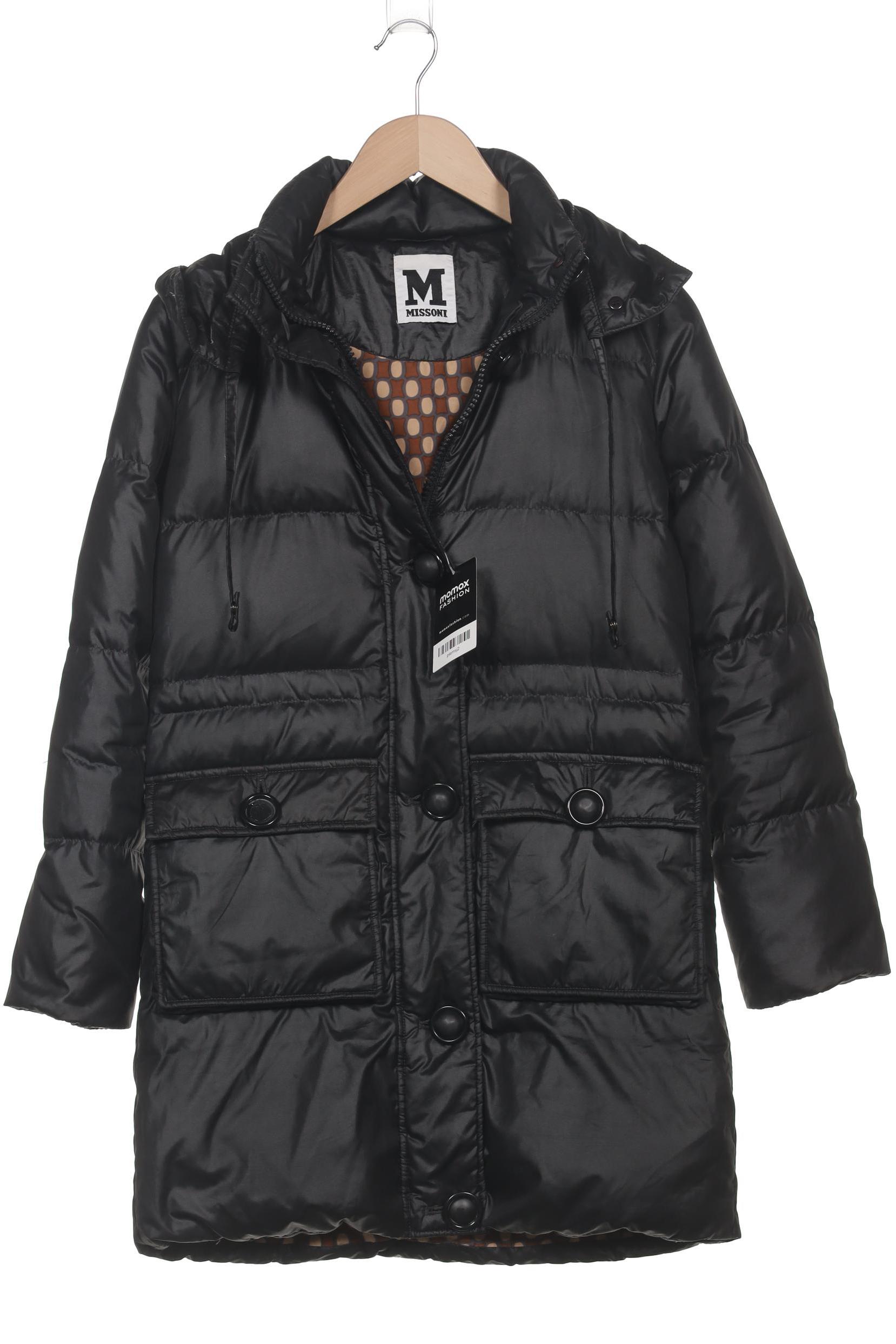 

M Missoni Damen Mantel, schwarz, Gr. 32
