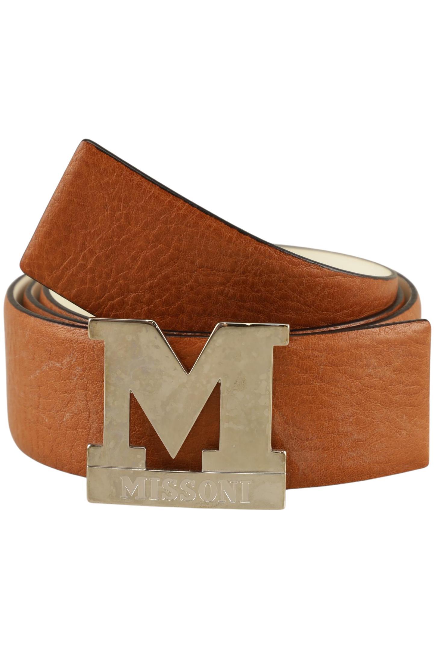 

M Missoni Damen Gürtel, braun, Gr. 85