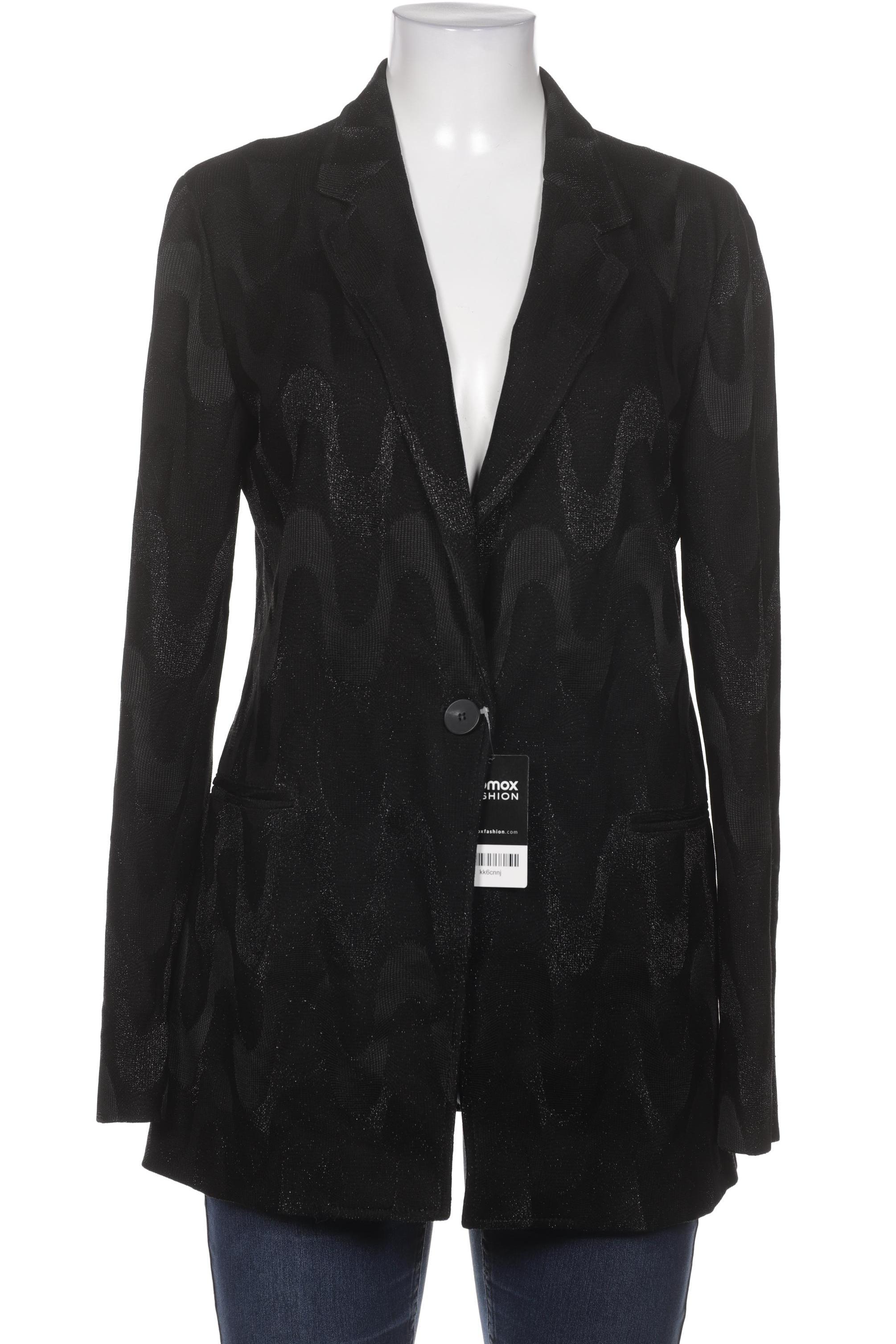 

M Missoni Damen Blazer, schwarz, Gr. 48