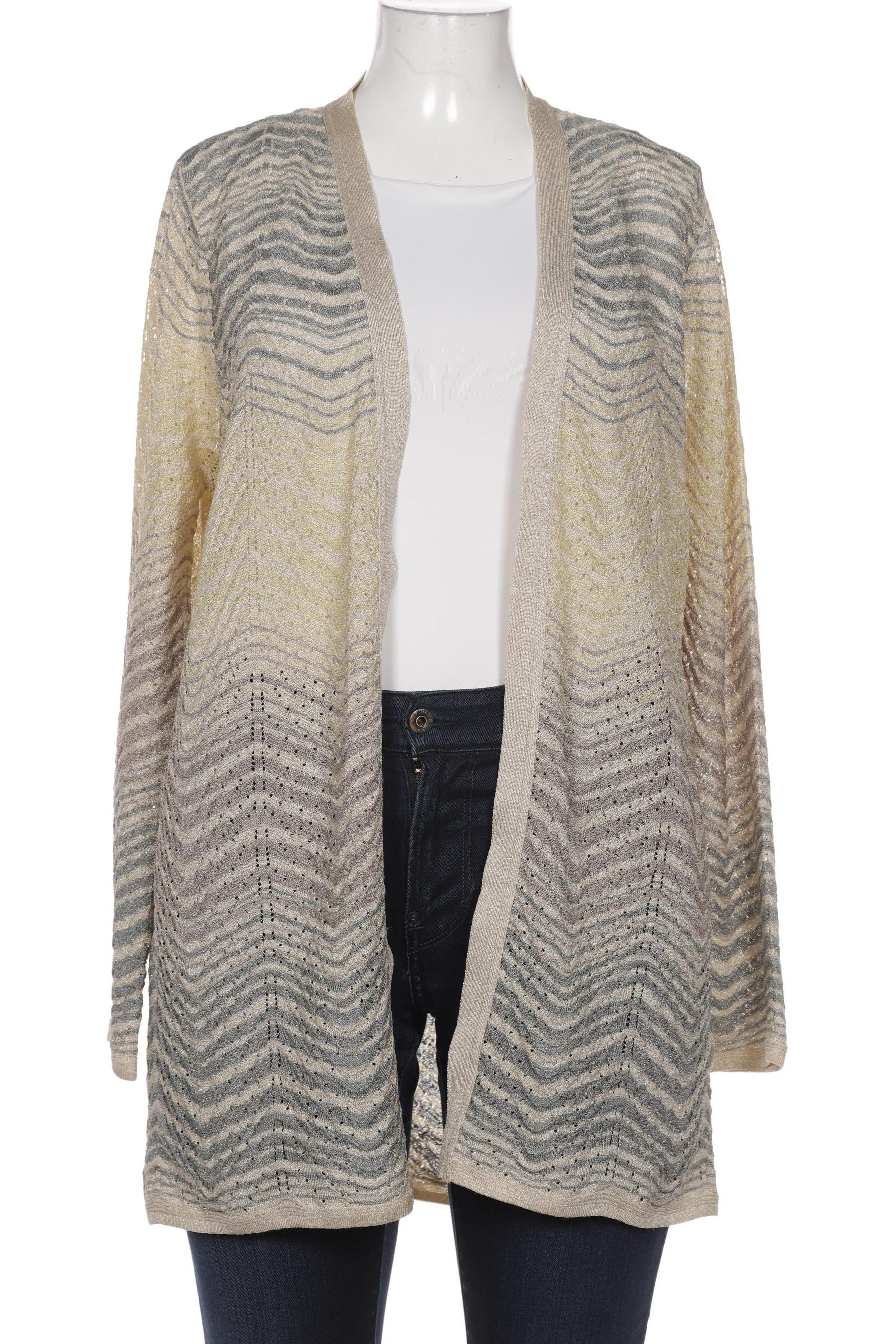 

M Missoni Damen Strickjacke, beige, Gr. 48
