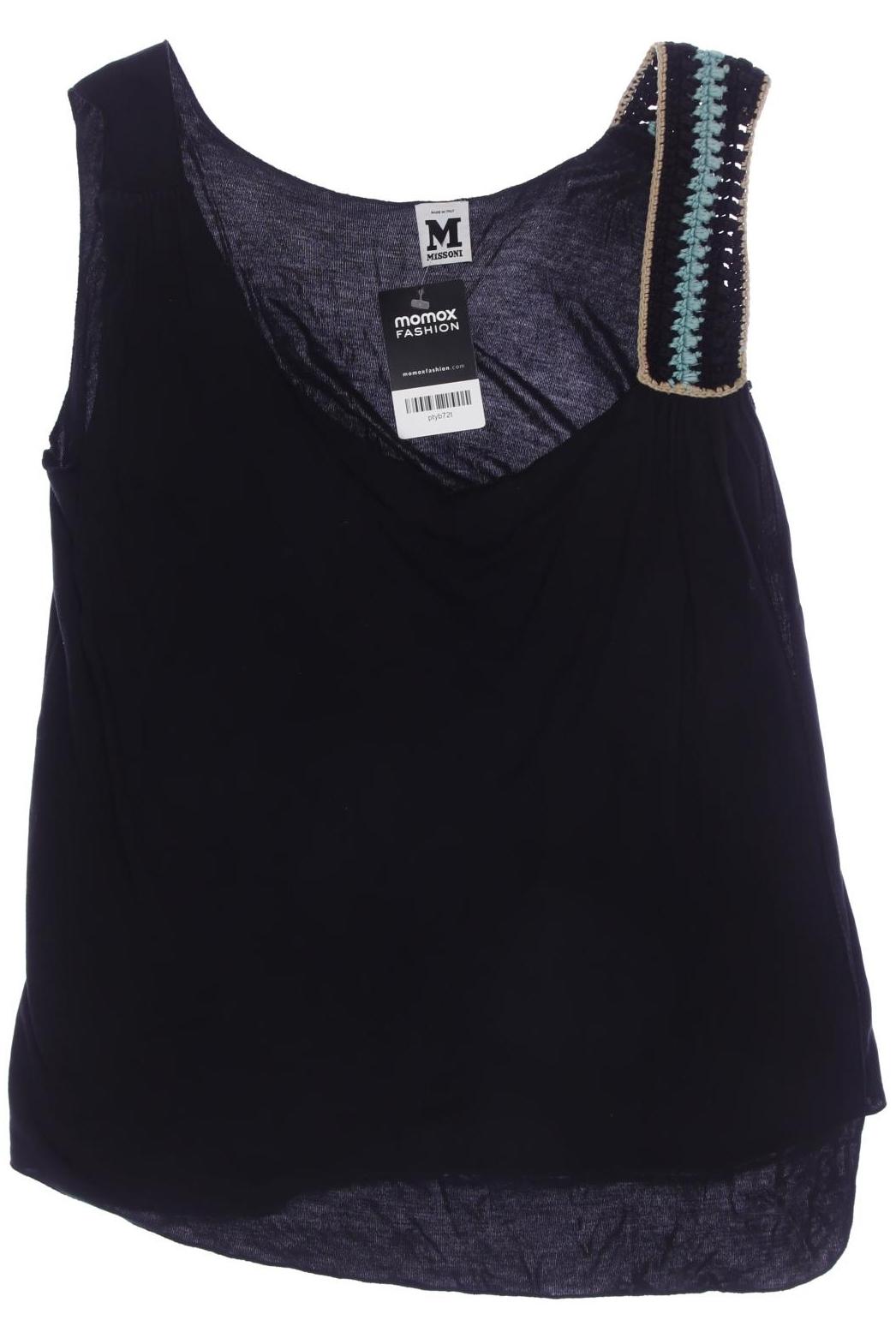 

M Missoni Damen Top, schwarz, Gr. 44
