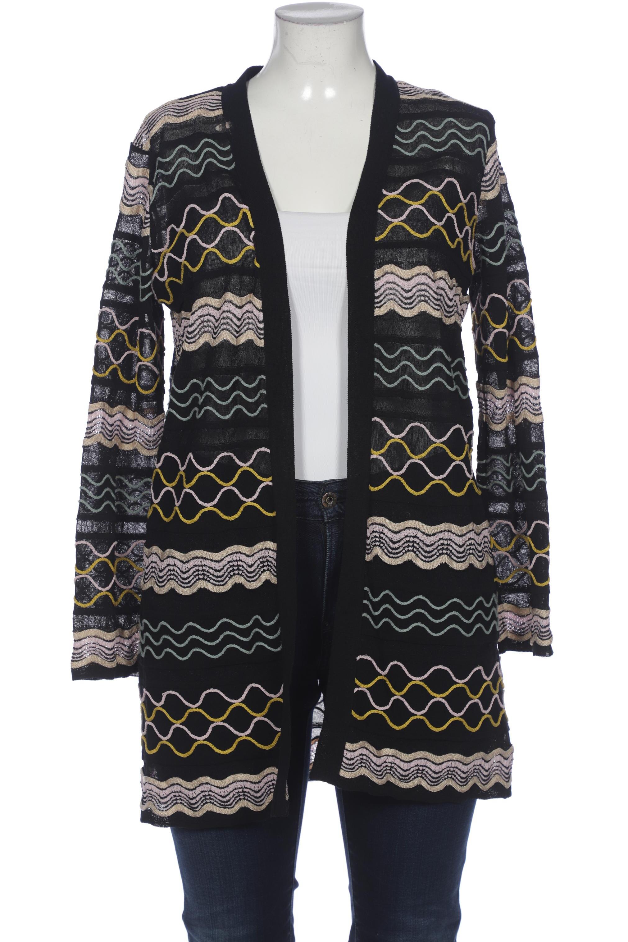 

M Missoni Damen Strickjacke, schwarz, Gr. 46
