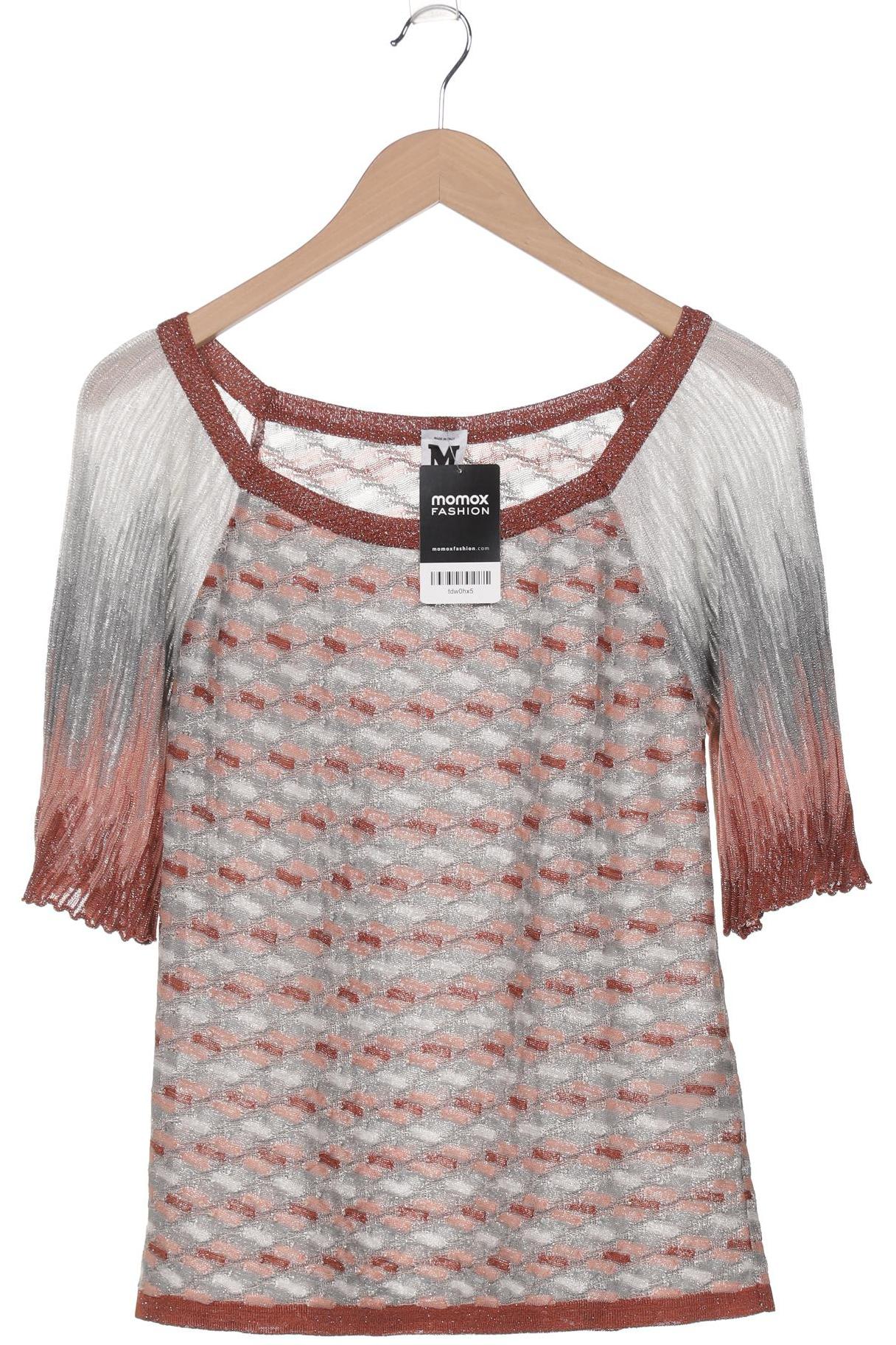 

M Missoni Damen T-Shirt, silber, Gr. 36