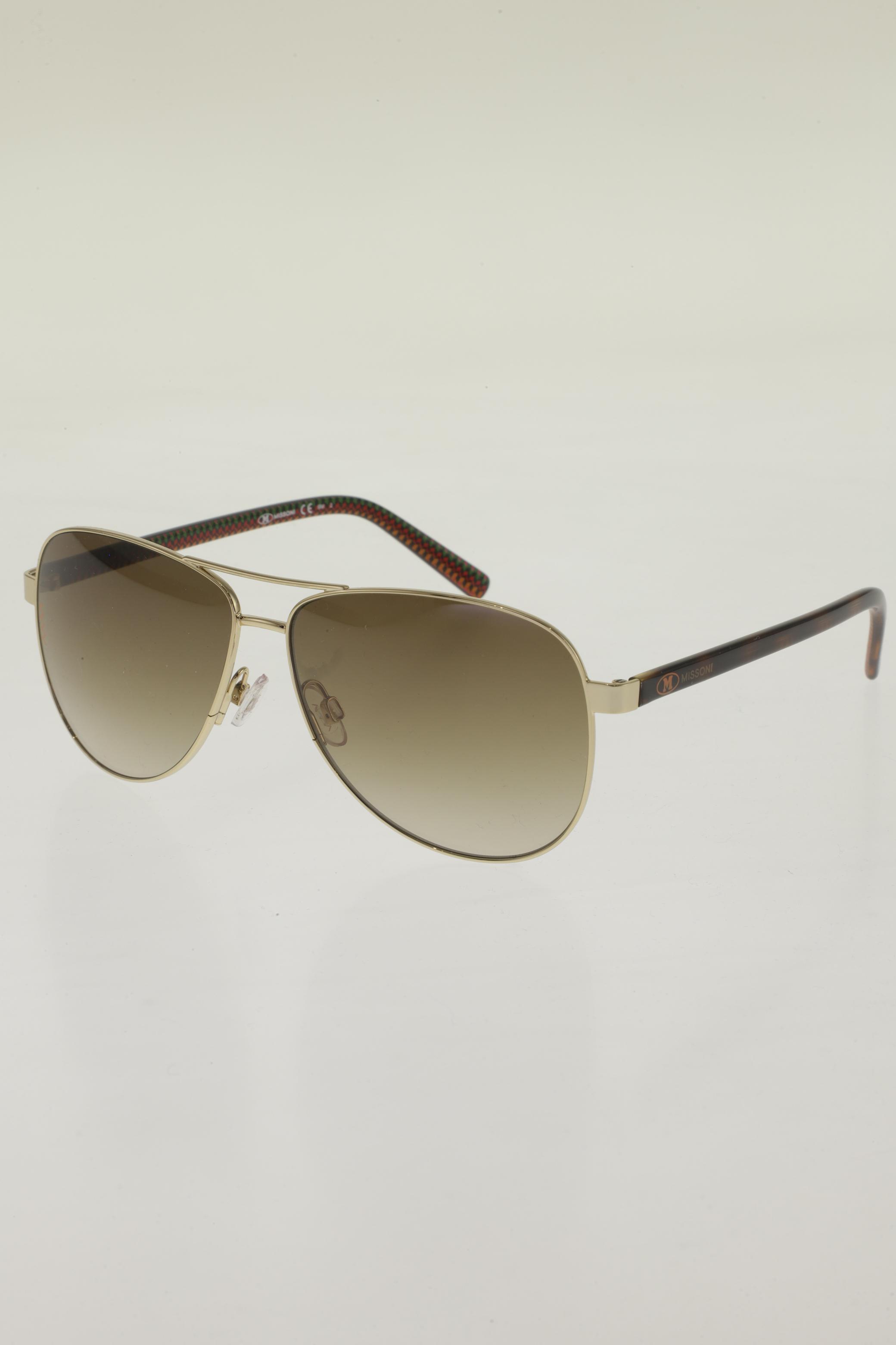 

M Missoni Damen Sonnenbrille, gold, Gr.