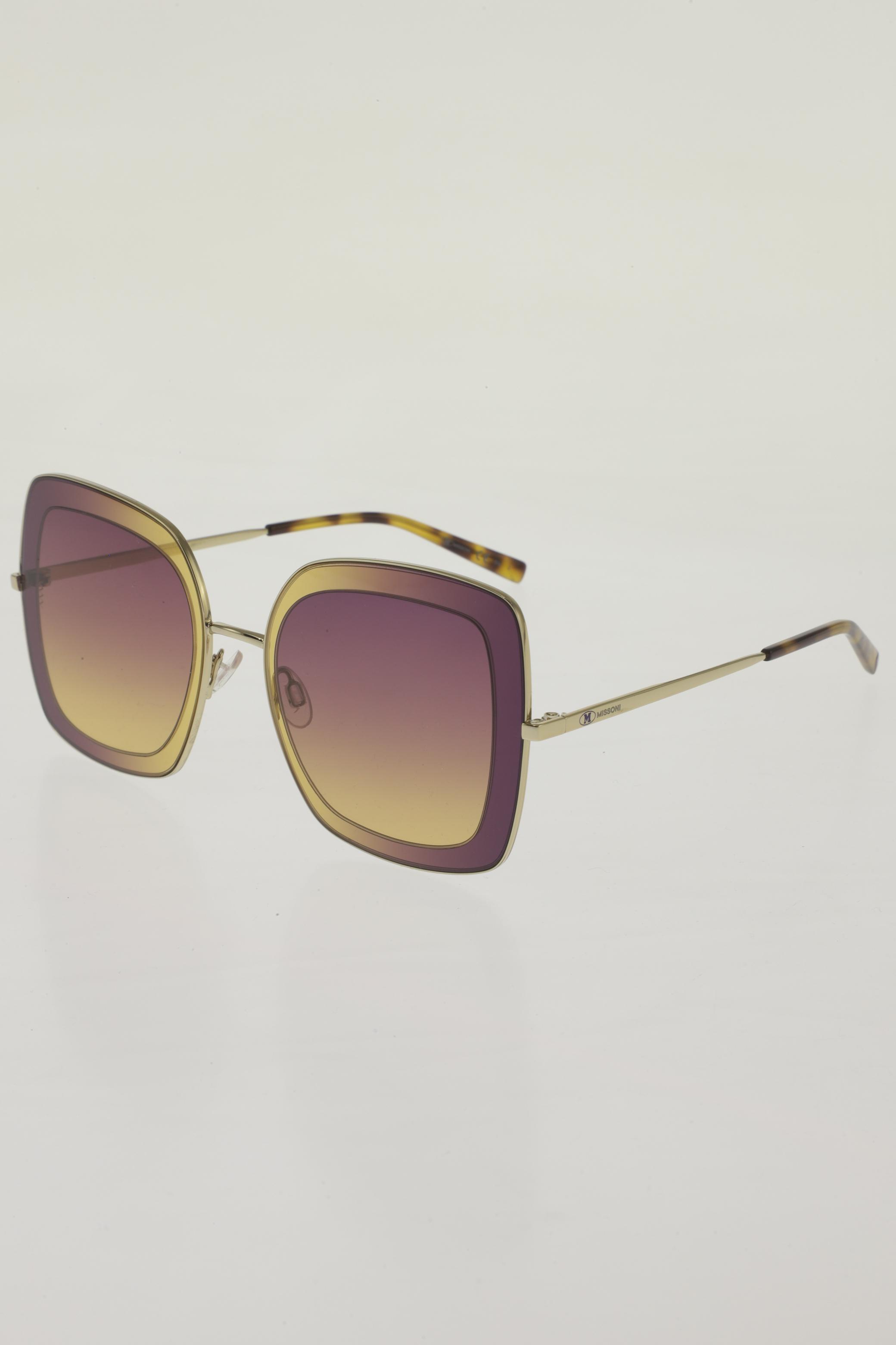 

M Missoni Damen Sonnenbrille, gold, Gr.