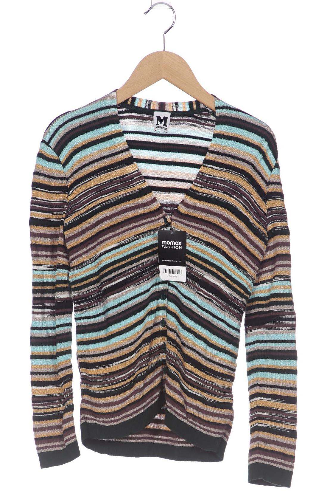

M Missoni Damen Strickjacke, mehrfarbig, Gr. 38
