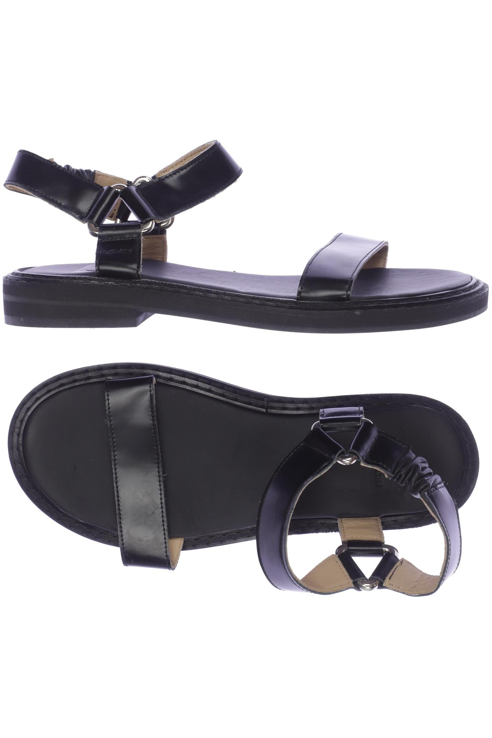 

M. Moustache Damen Sandale, schwarz, Gr. 39