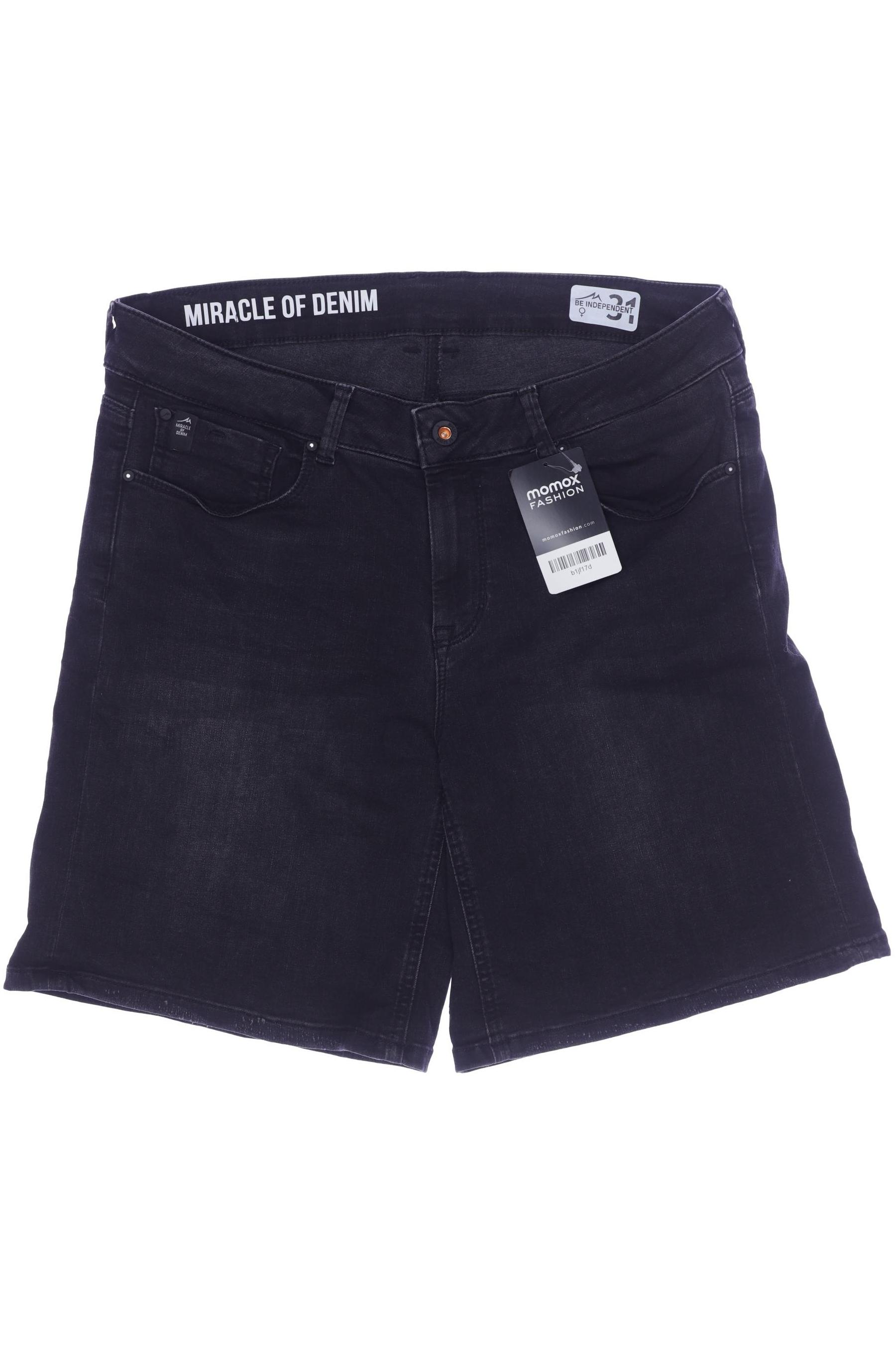 

M.o.d. Miracle of Denim Damen Shorts, grau, Gr. 31