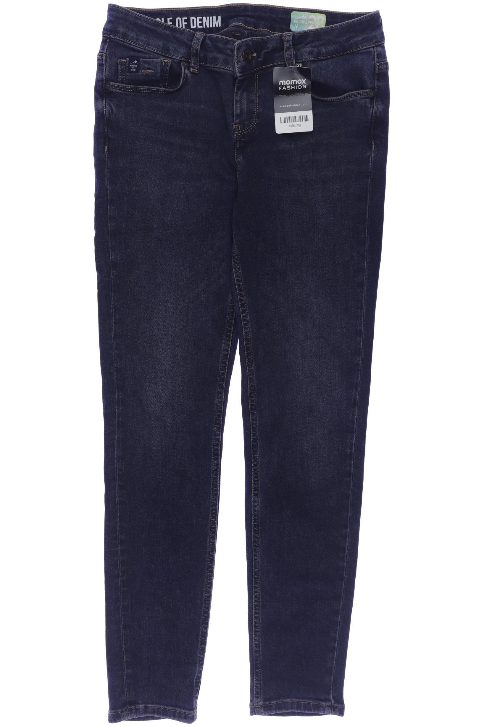 

M.o.d. Miracle of Denim Damen Jeans, marineblau, Gr. 28