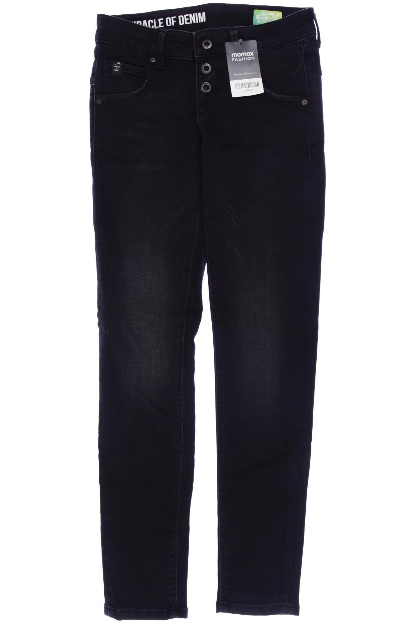 

M.o.d. Miracle of Denim Damen Jeans, schwarz, Gr. 26