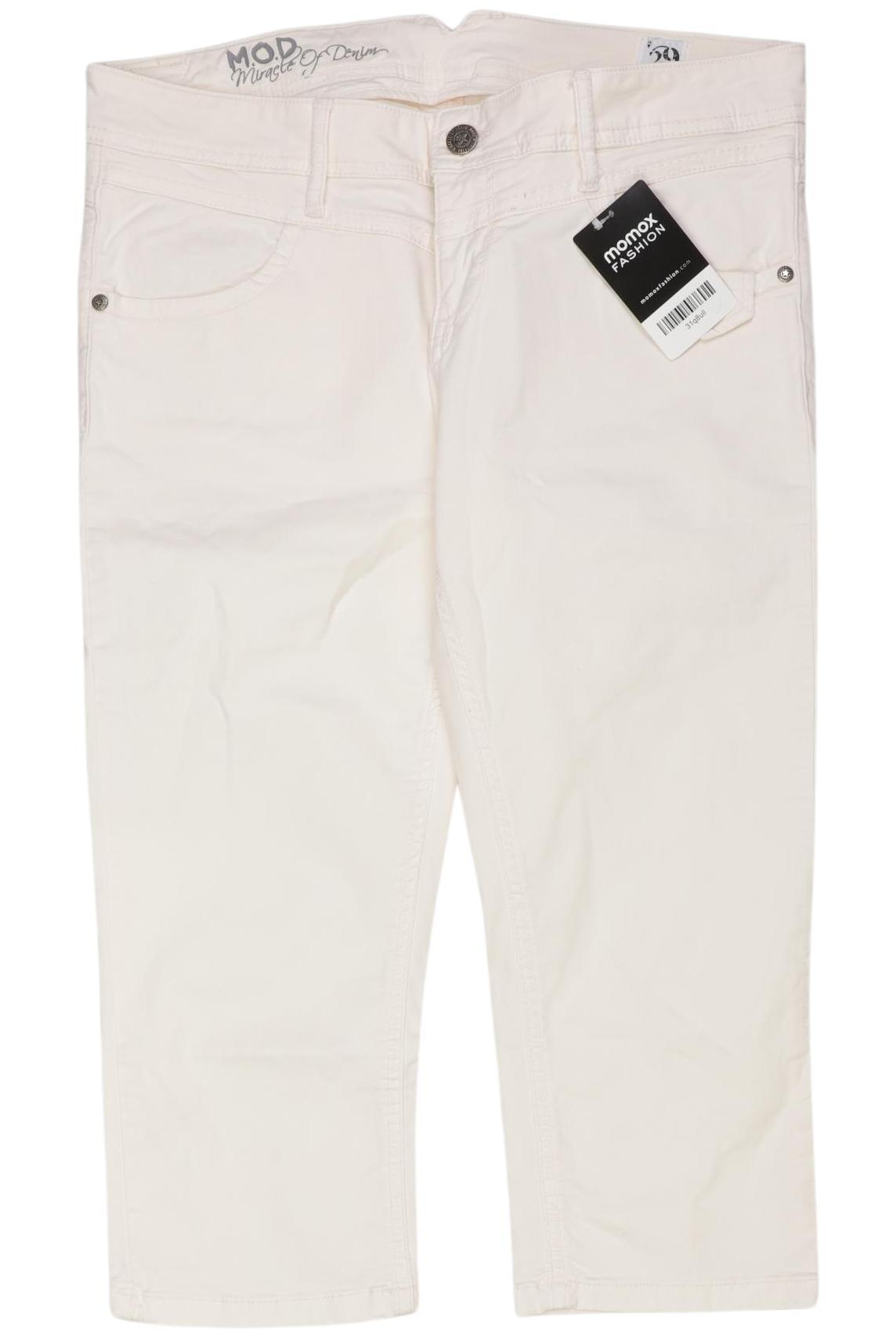 

M.o.d. Miracle of Denim Damen Shorts, cremeweiß, Gr. 29