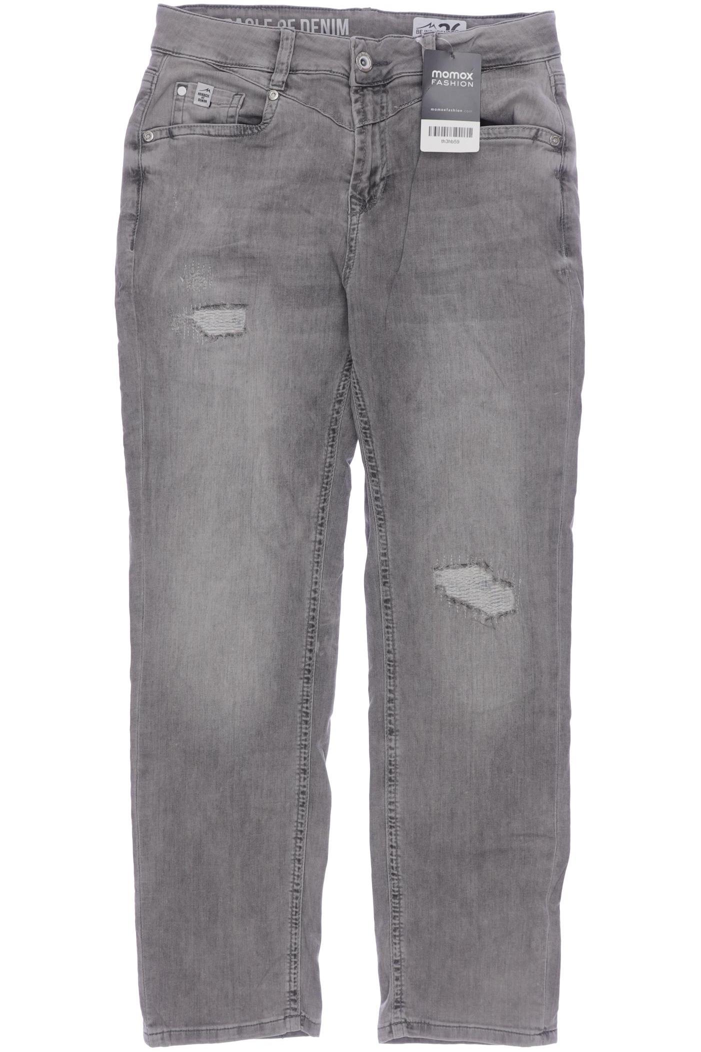 

M.o.d. Miracle of Denim Damen Jeans, grau, Gr. 26