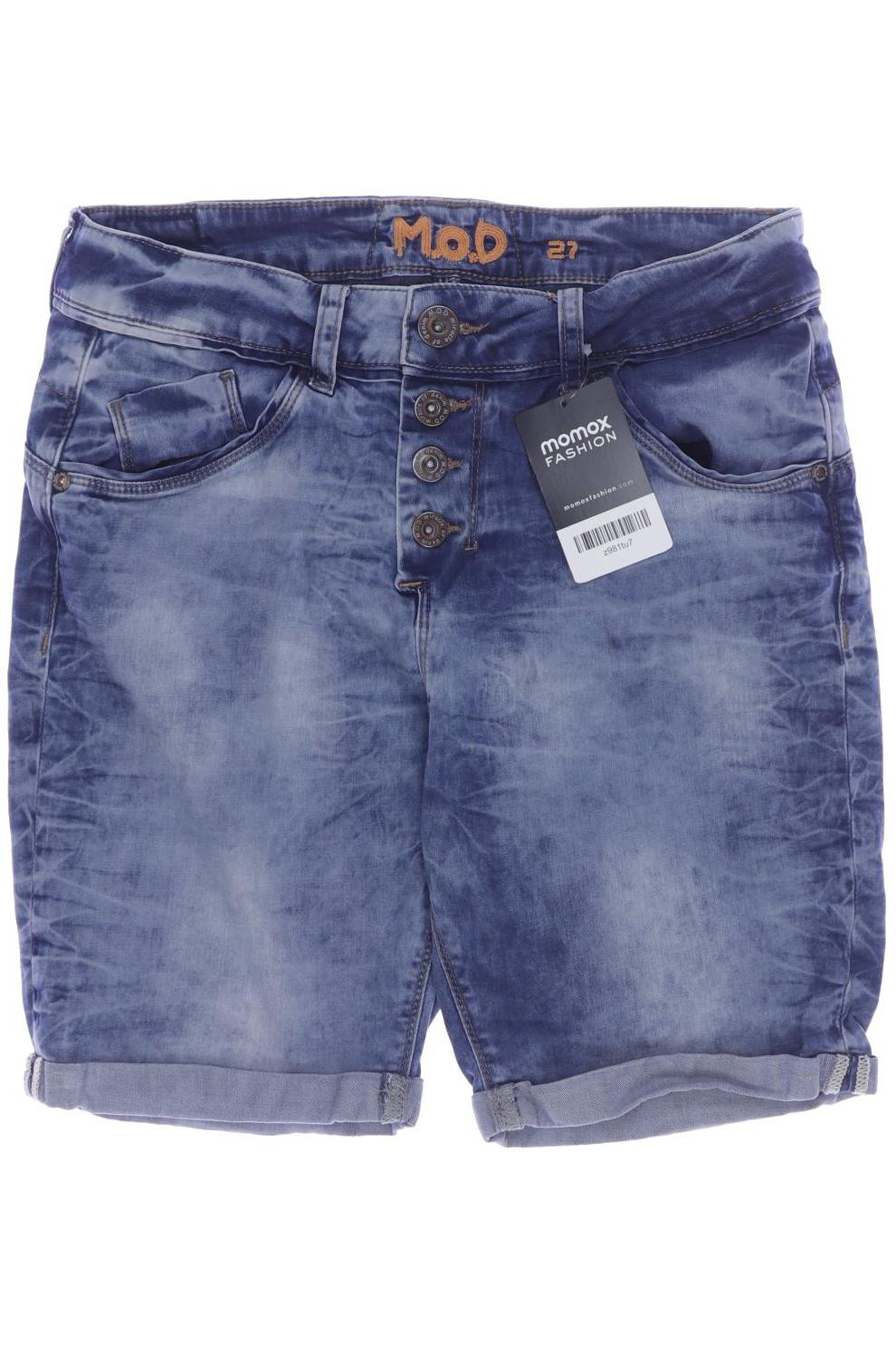 

M.o.d. Miracle of Denim Damen Shorts, blau, Gr. 27