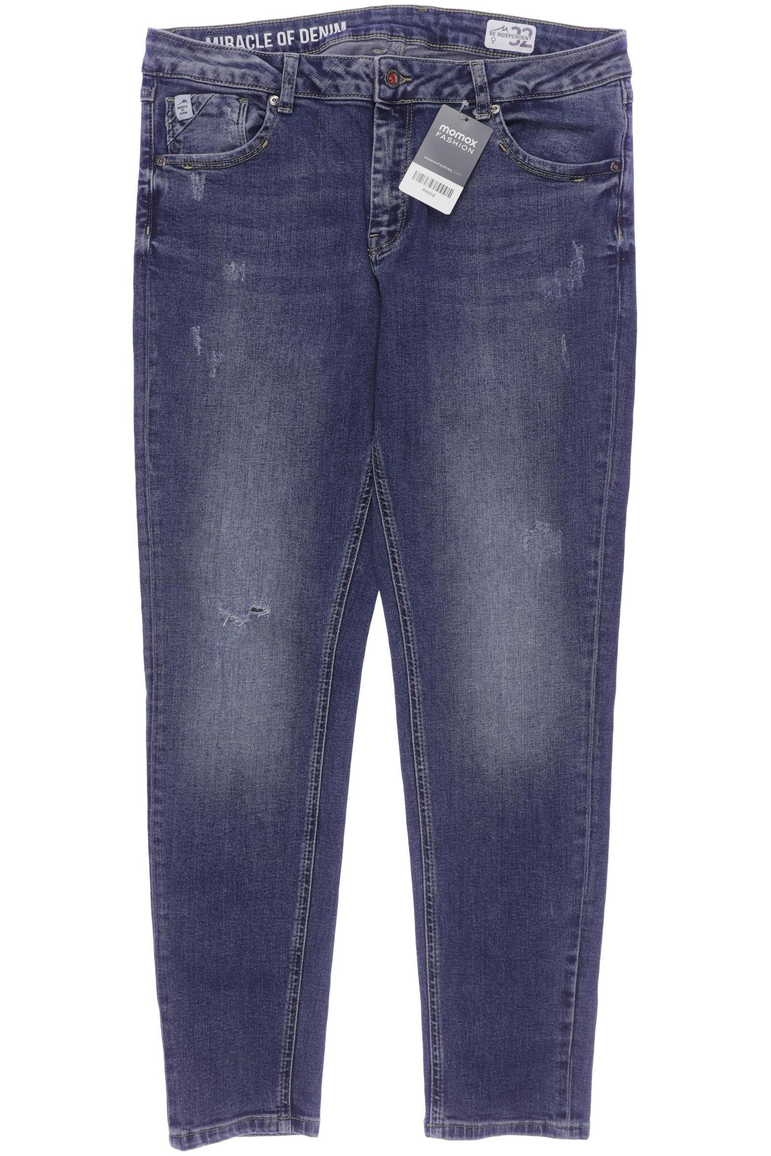 

M.o.d. Miracle of Denim Damen Jeans, blau, Gr. 32
