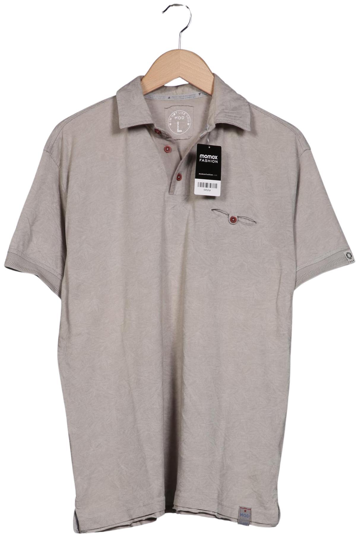 Thumbnail - M.o.d. Miracle of Denim Herren Poloshirt, grau, Gr. 52