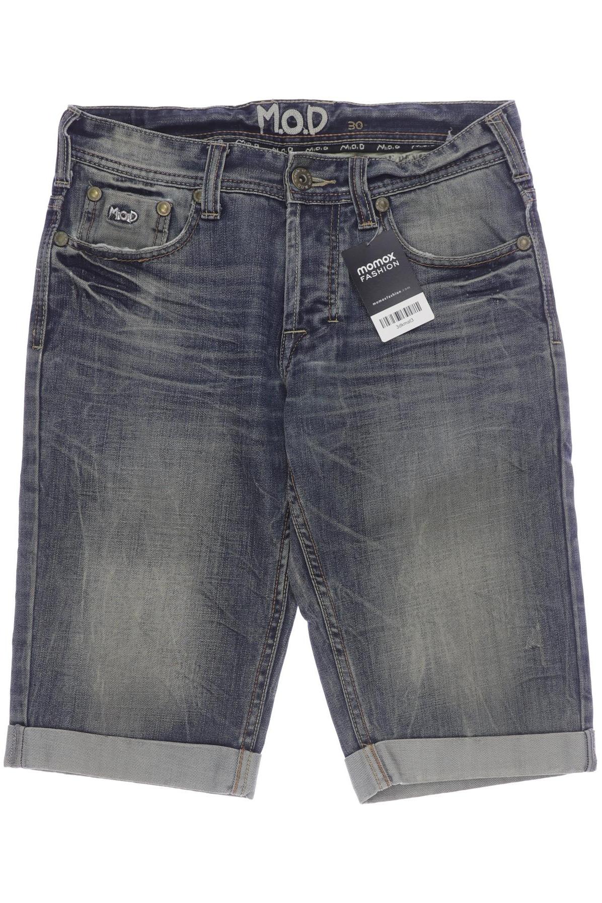 

M.o.d. Miracle of Denim Herren Shorts, blau, Gr. 30