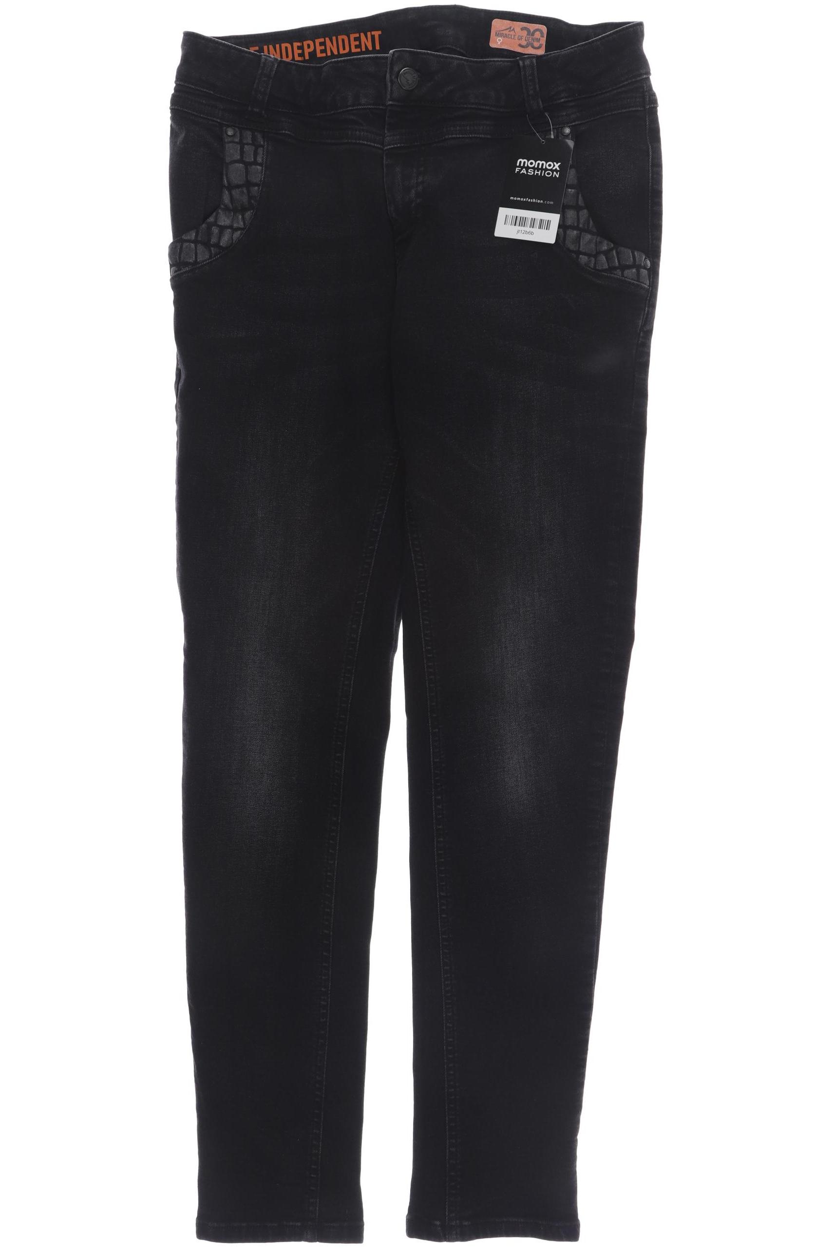 

M.o.d. Miracle of Denim Damen Jeans, schwarz, Gr. 30