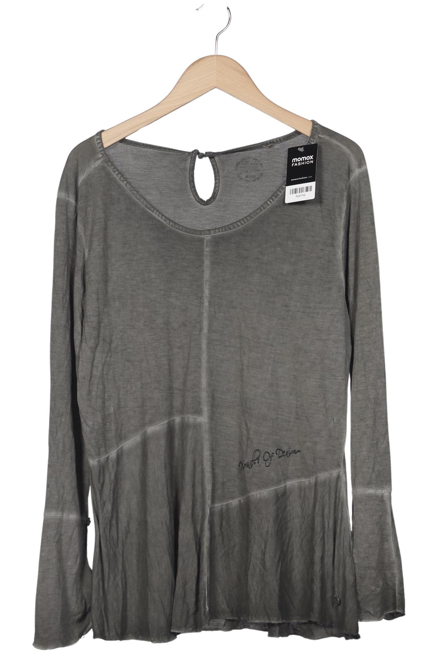 

M.o.d. Miracle of Denim Damen Langarmshirt, grau, Gr. 46