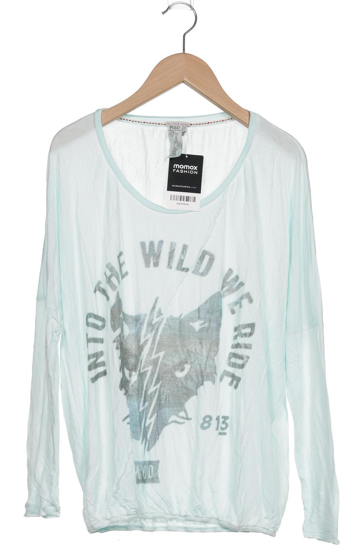 

M.o.d. Miracle of Denim Damen Langarmshirt, hellblau, Gr. 38