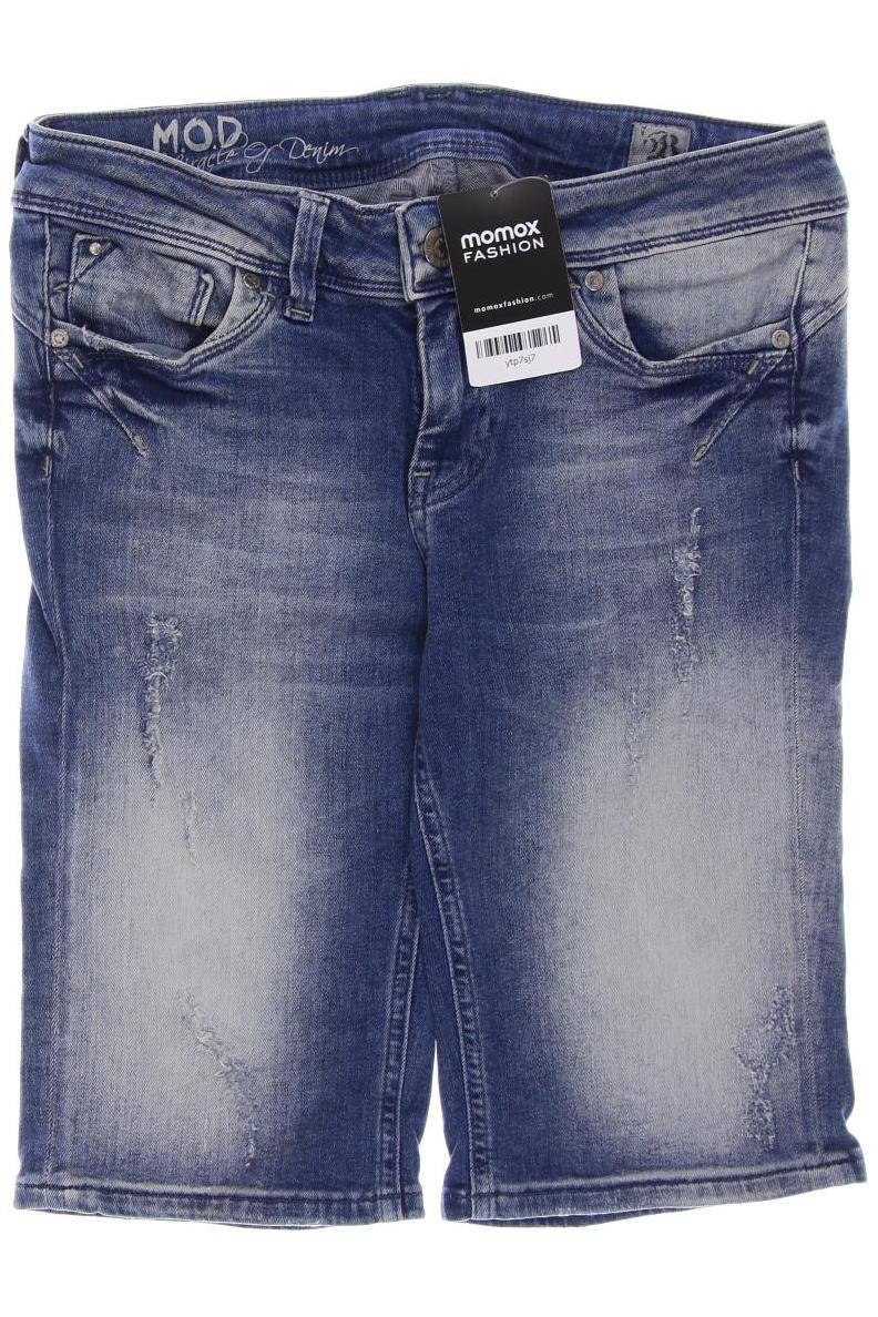 

M.o.d. Miracle of Denim Damen Shorts, blau, Gr. 28