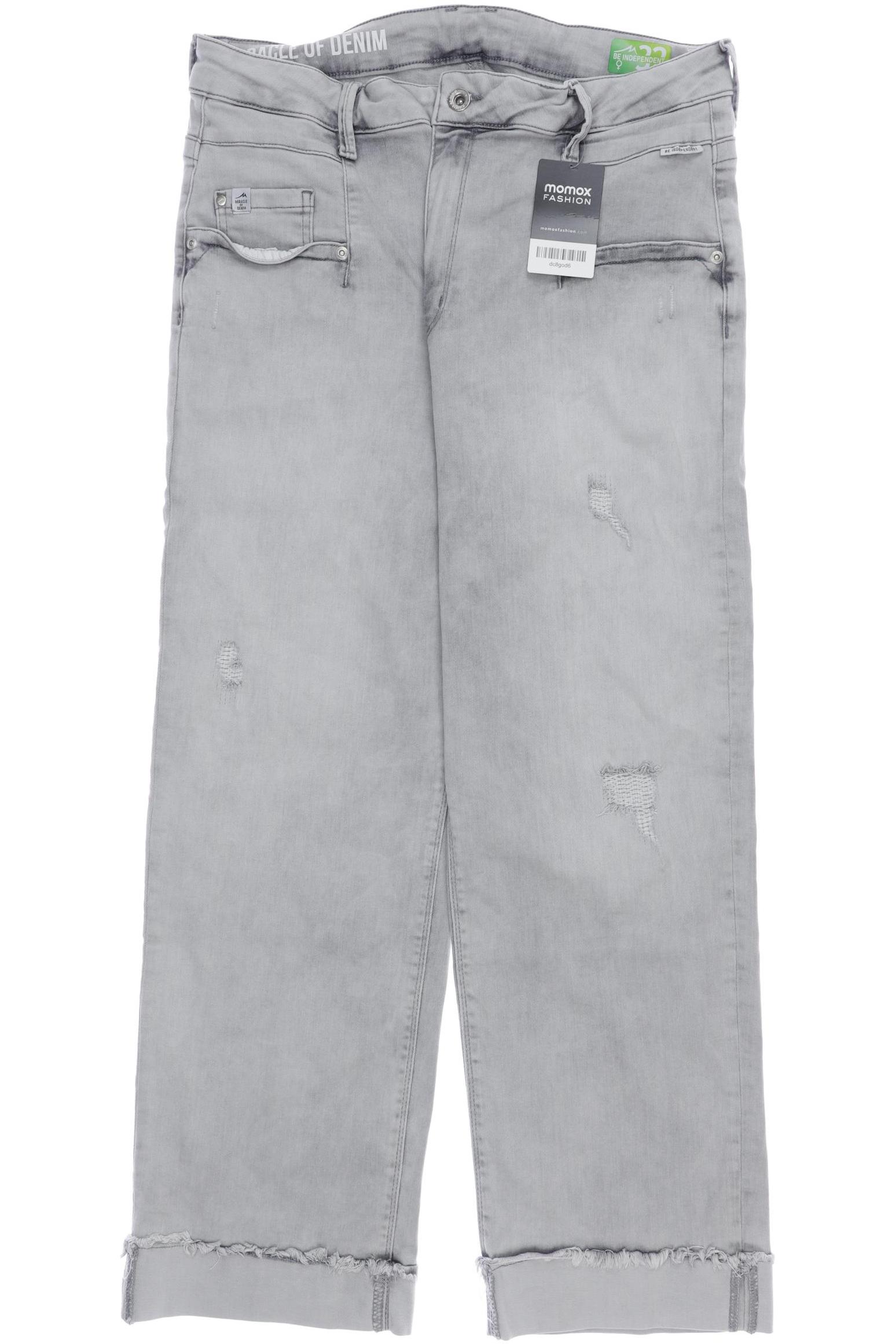 

M.o.d. Miracle of Denim Damen Jeans, grau, Gr. 32